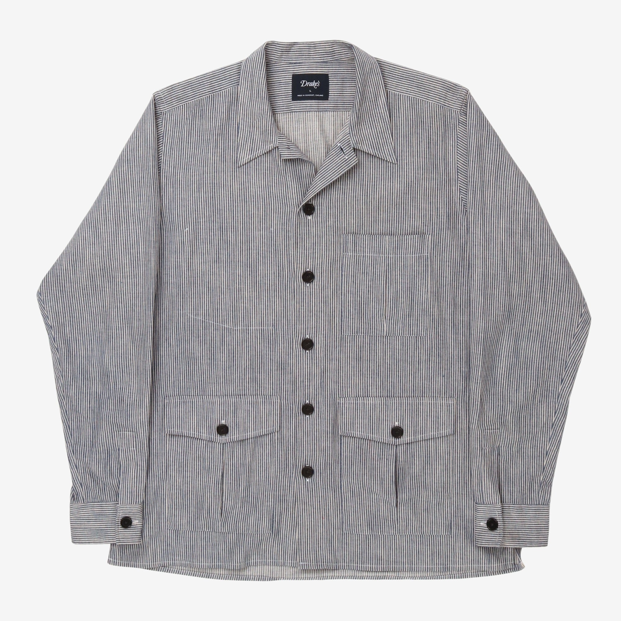 Hickory Stripe Overshirt