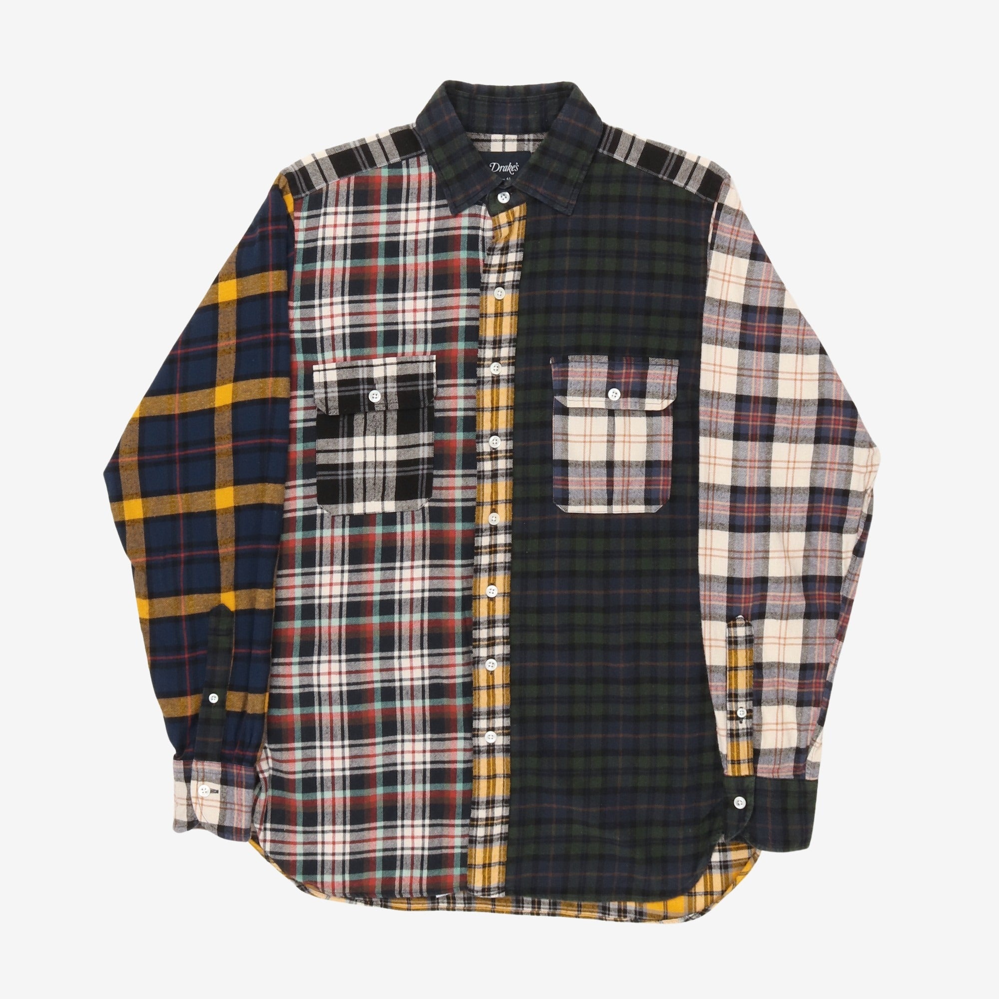 Patchwork Flannel Shirt