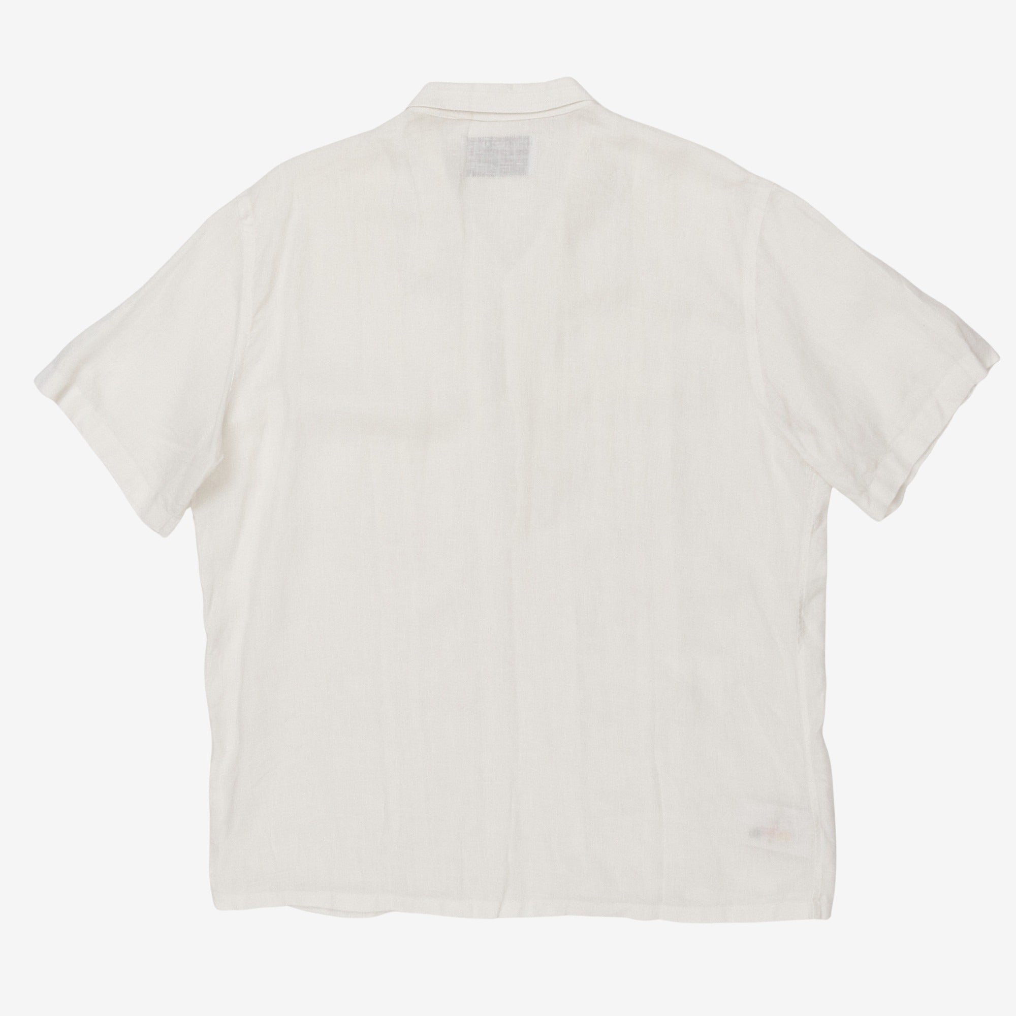 Linen Camp Shirt (No Man Walks Alone)