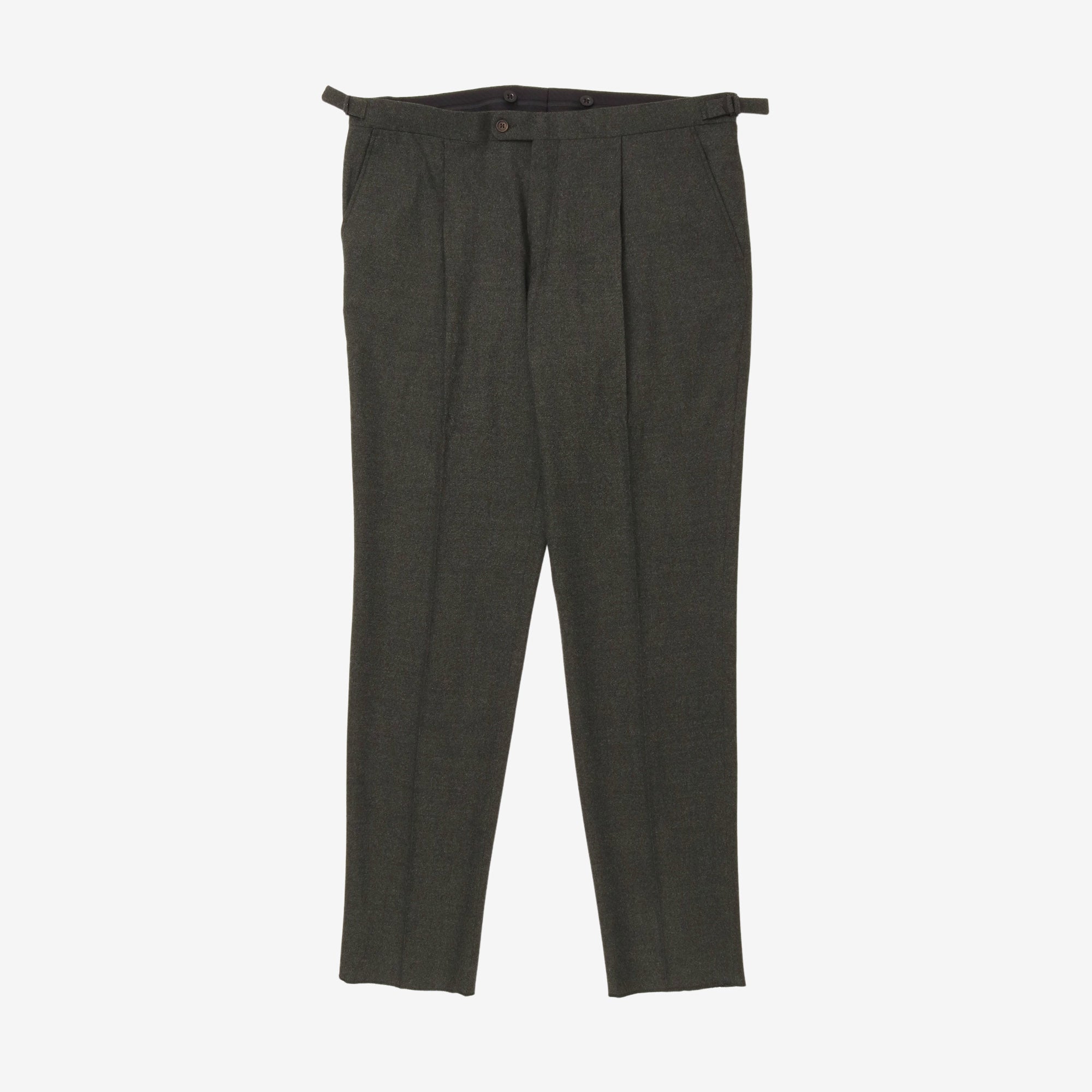 Wool Flannel Trousers (38W X 35.5)