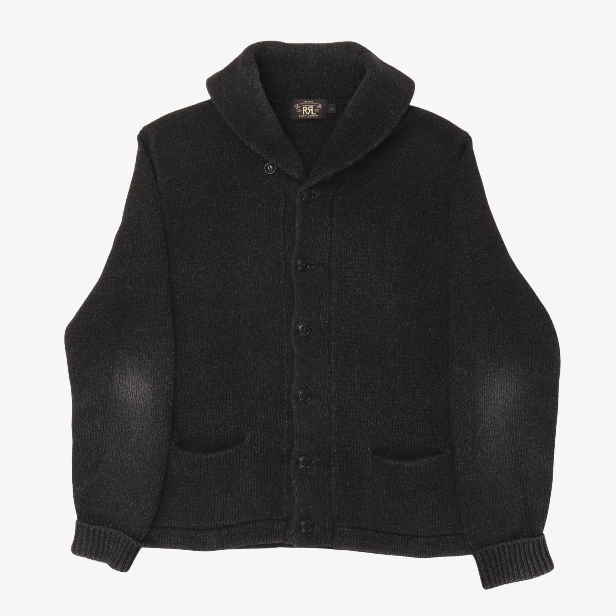 Cotton Shawl Collar Cardigan