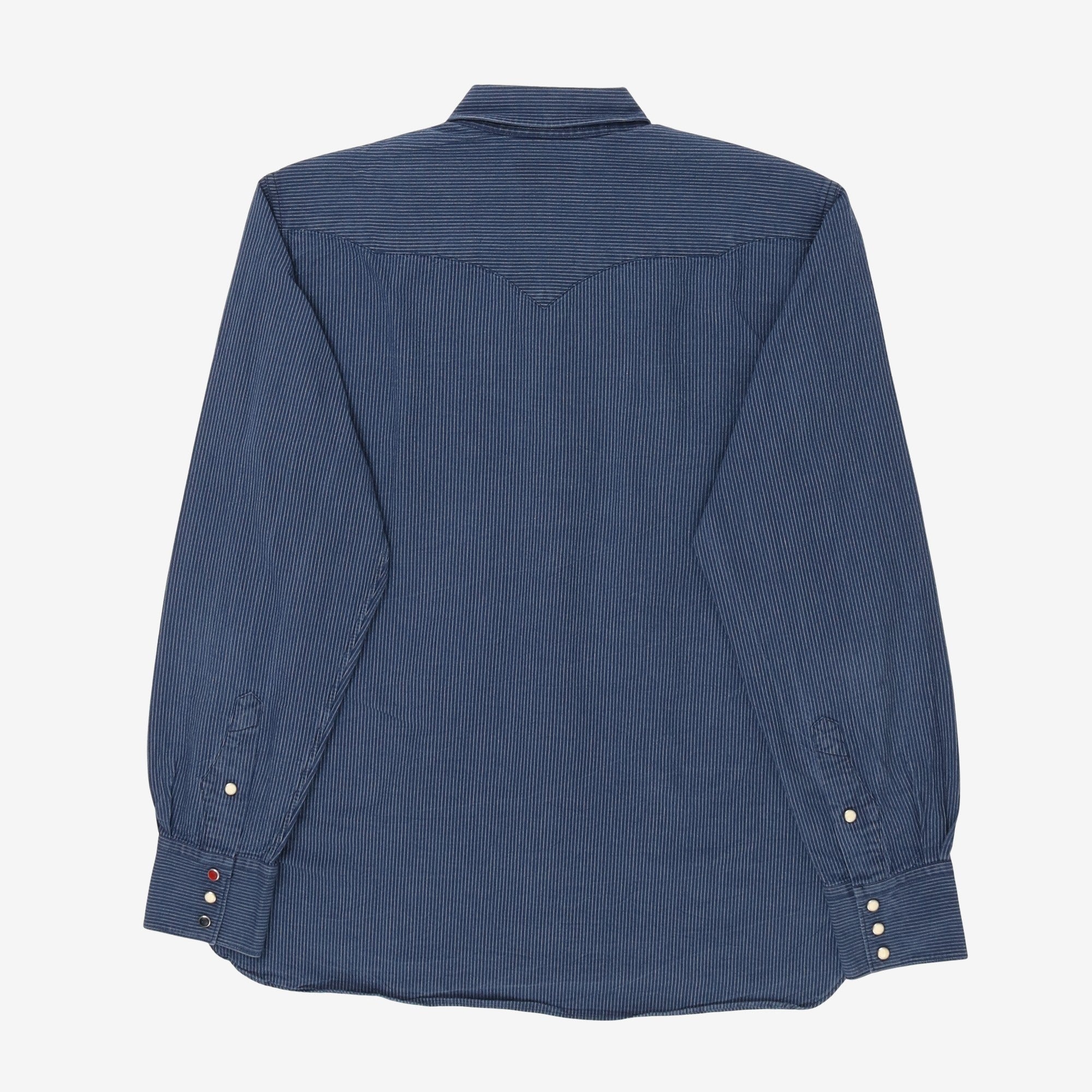 Striped Western Denim Shirt