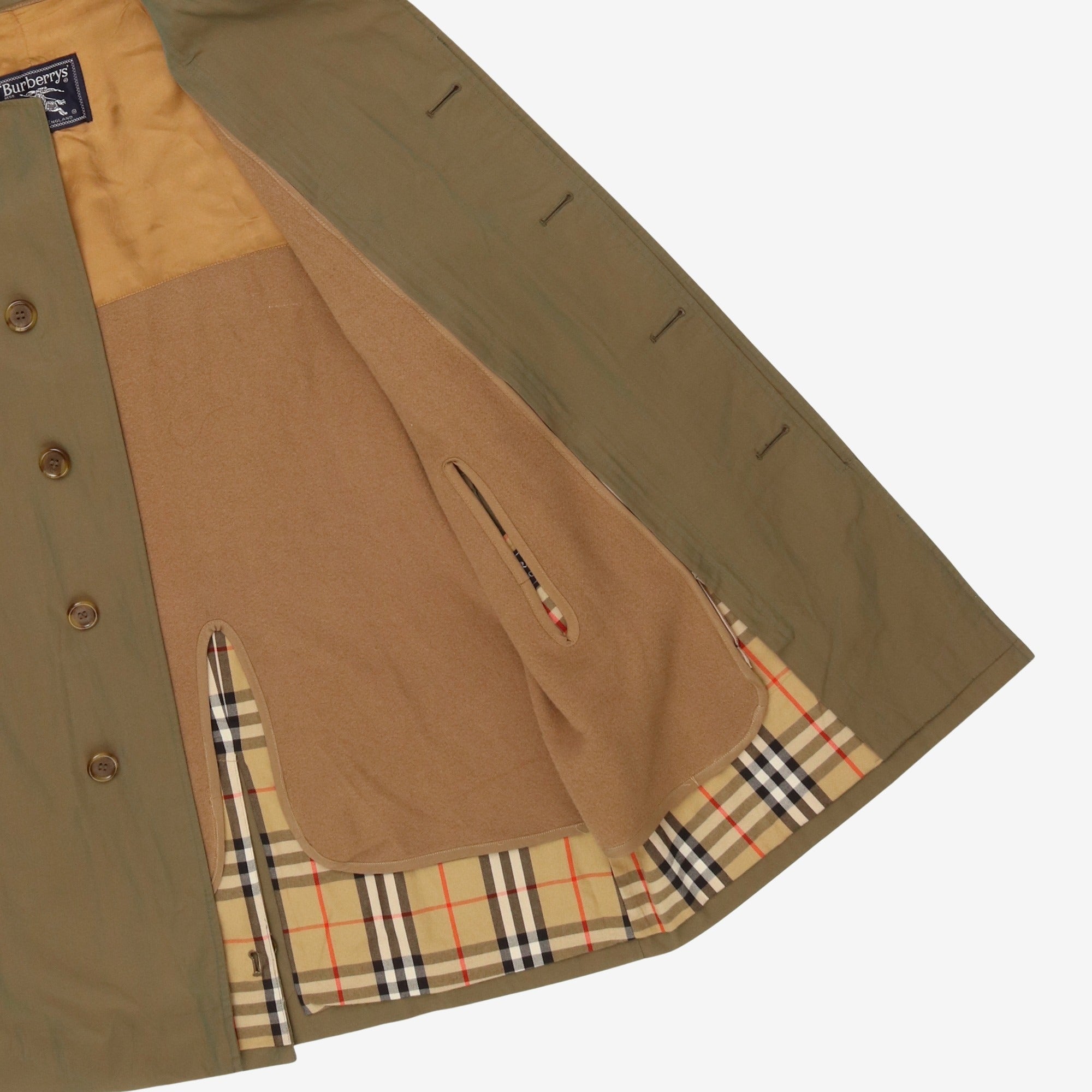 Vintage Car Coat + Wool Liner