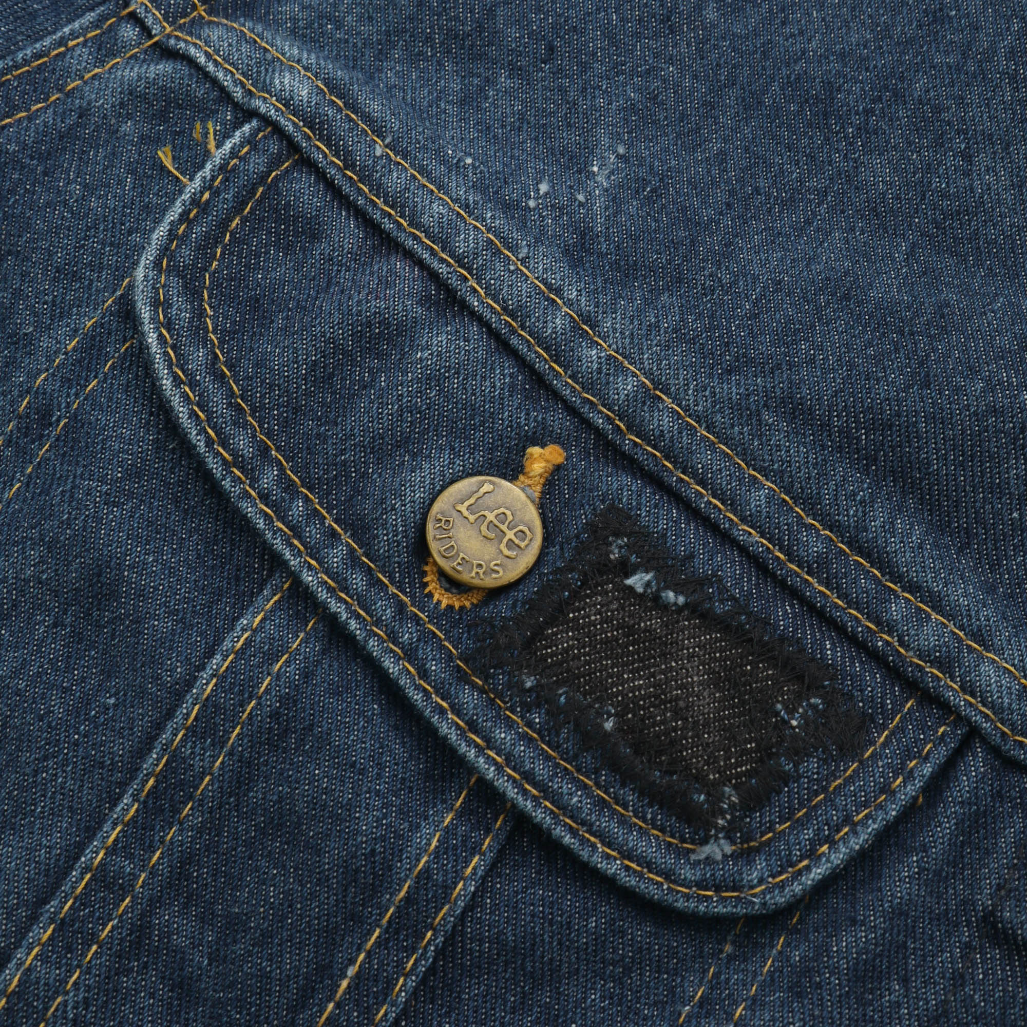 Vintage Cropped Denim Trucker Jacket