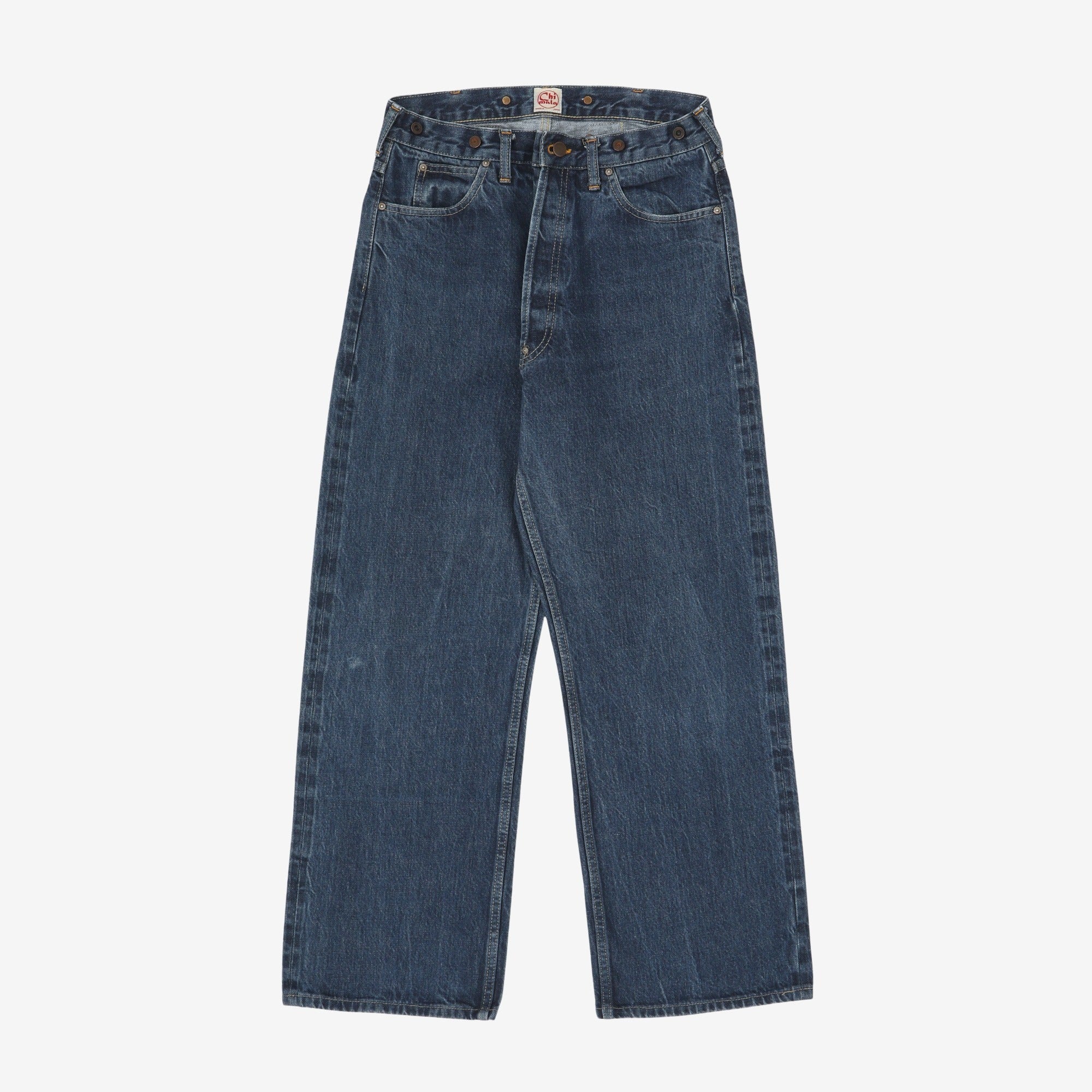 Cinch Back Straight Selvedge Denim (30W X 27L)