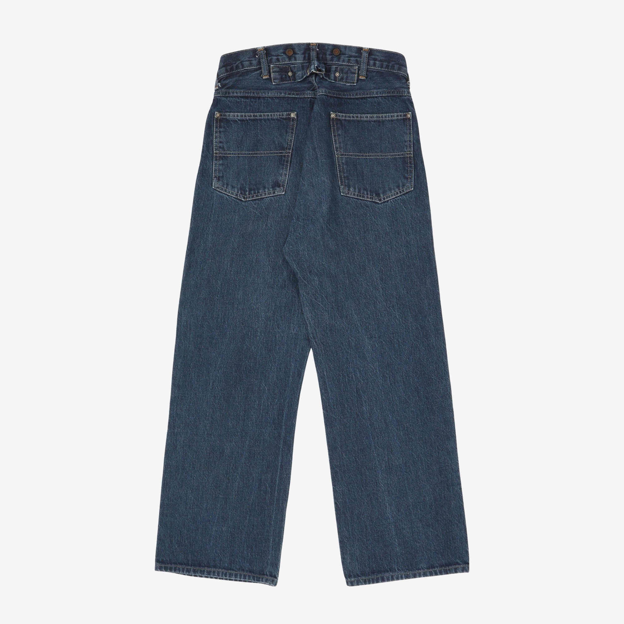 Cinch Back Straight Selvedge Denim (30W X 27L)