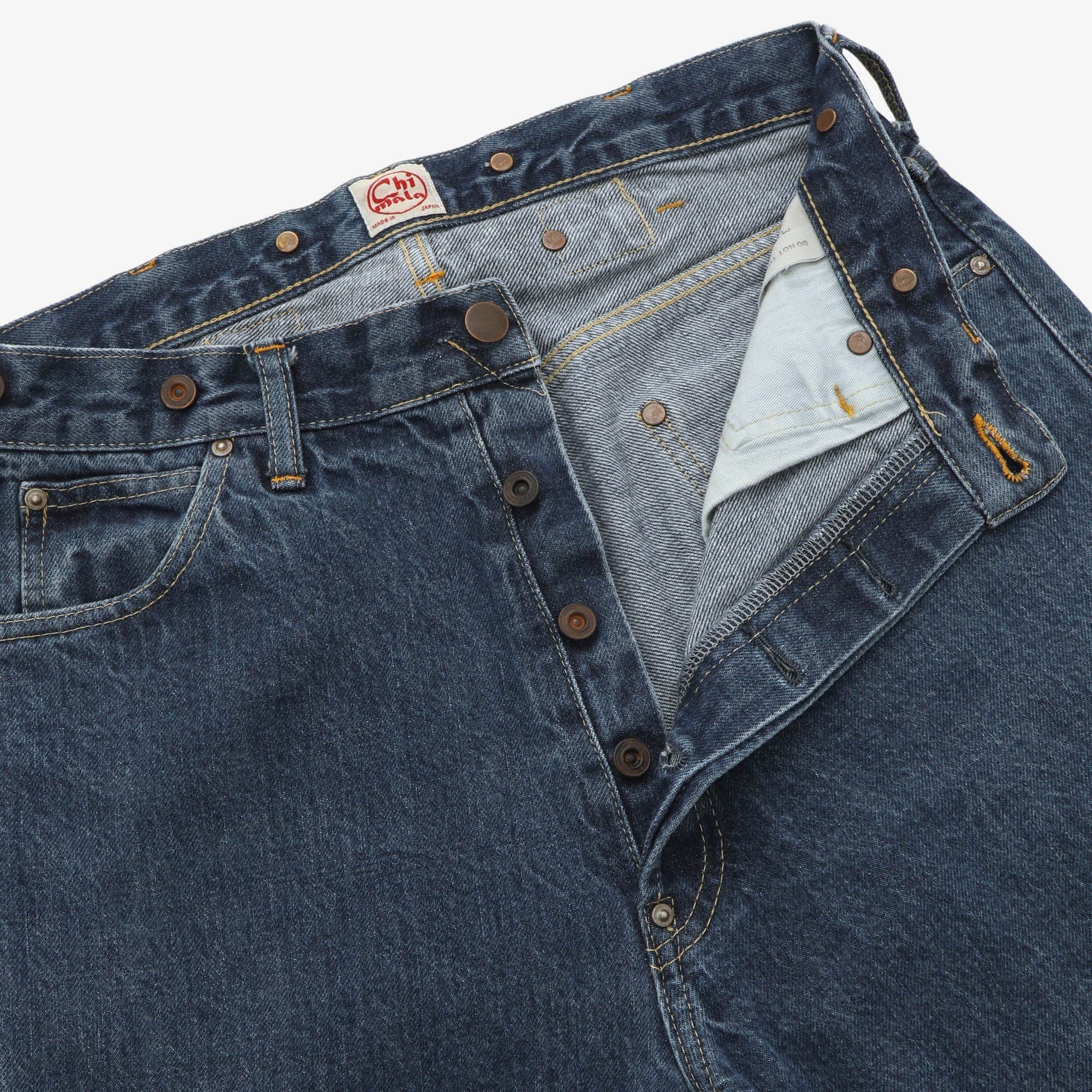 Cinch Back Straight Selvedge Denim (30W X 27L)