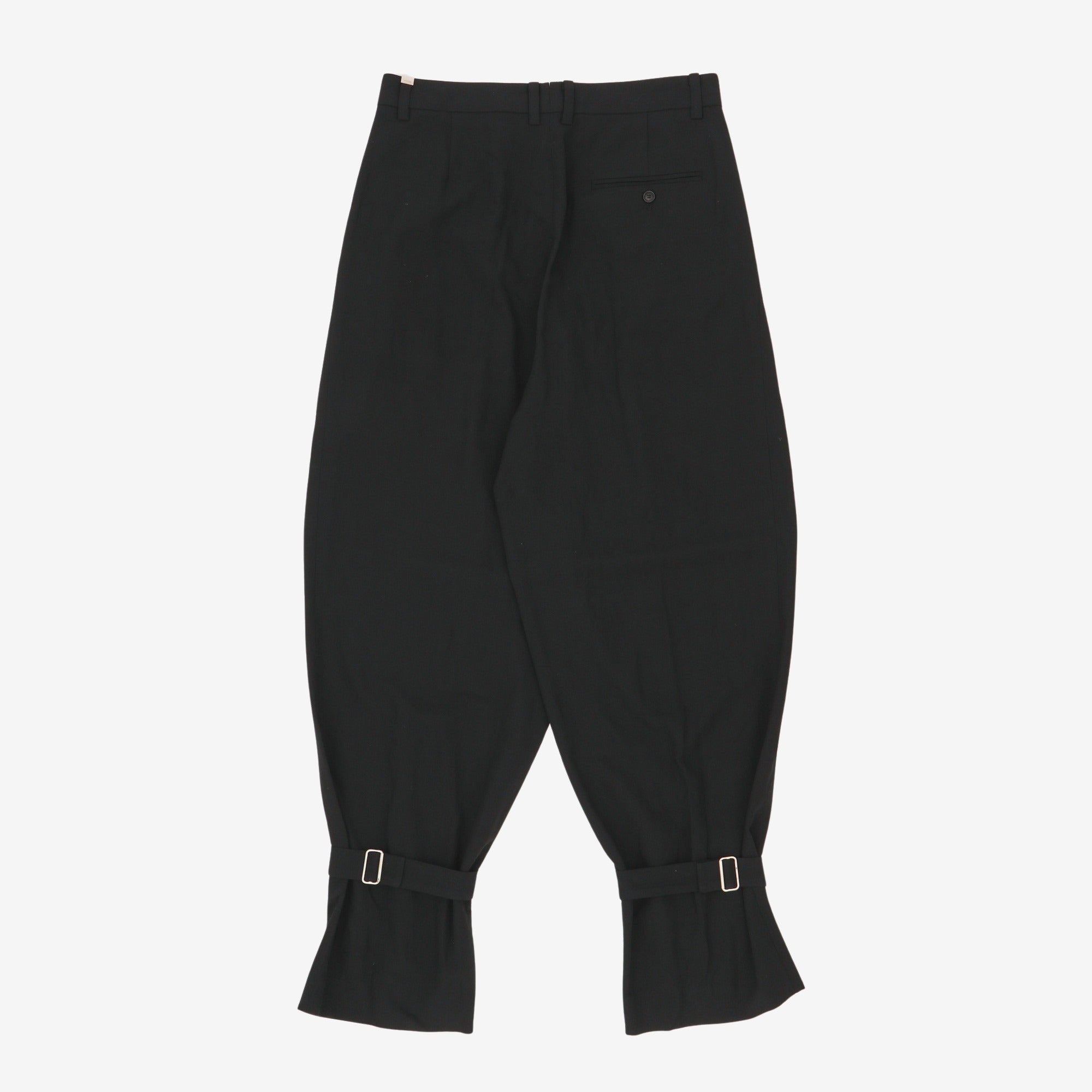 Hem Strap Pleated Pants (32W x 32L)