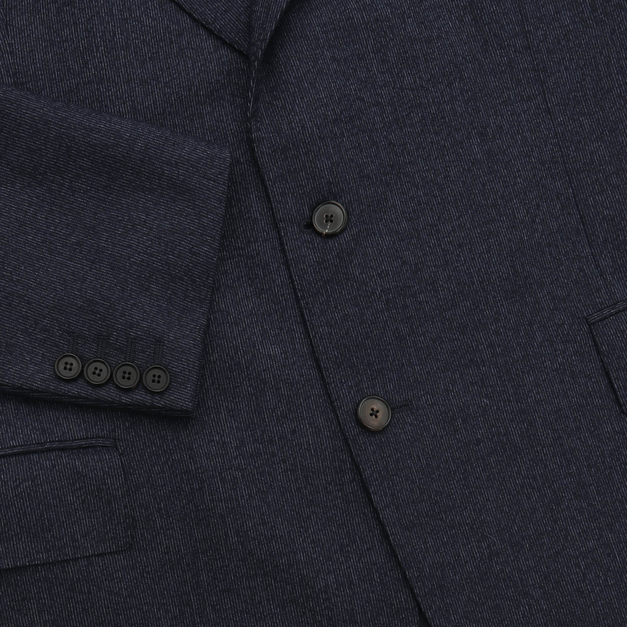 Pencil Stripe Wool Suit