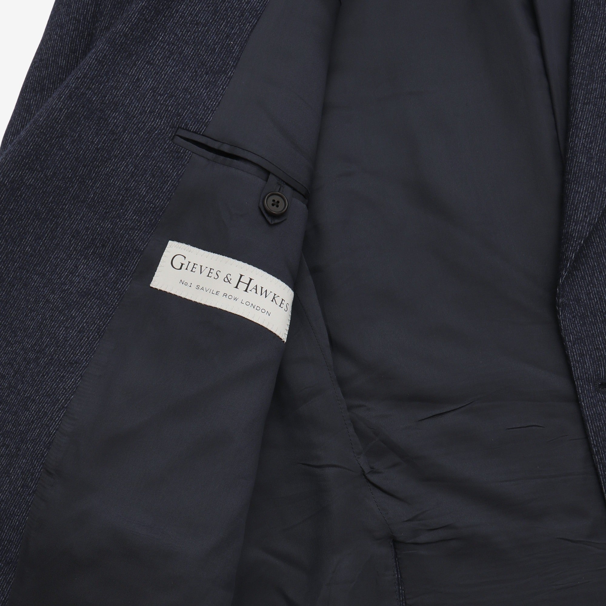 Pencil Stripe Wool Suit