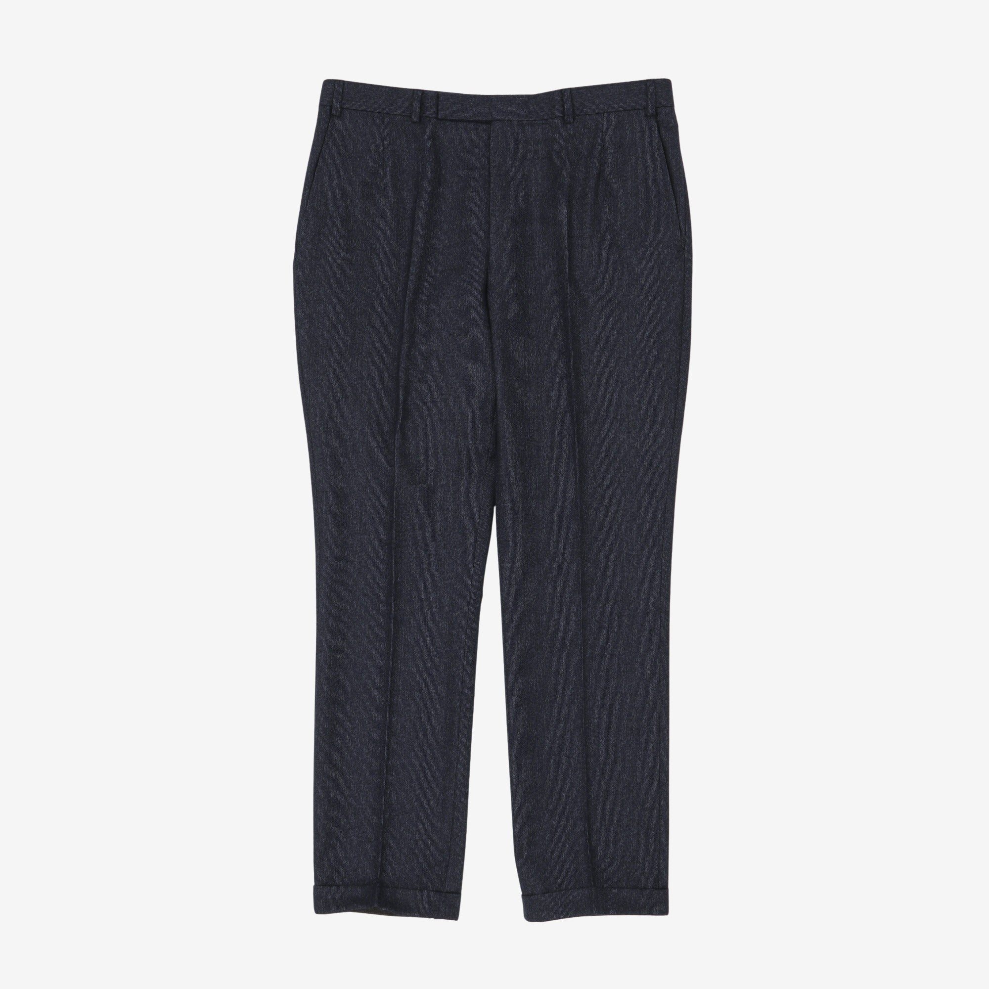 Pencil Stripe Wool Suit