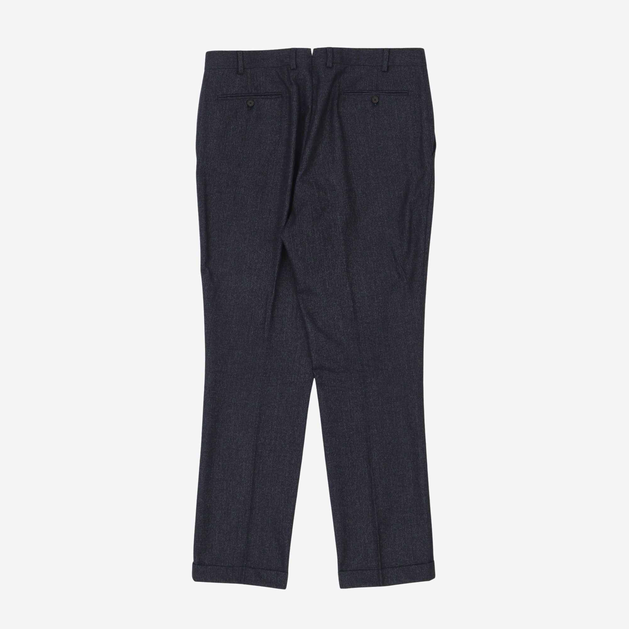 Pencil Stripe Wool Suit