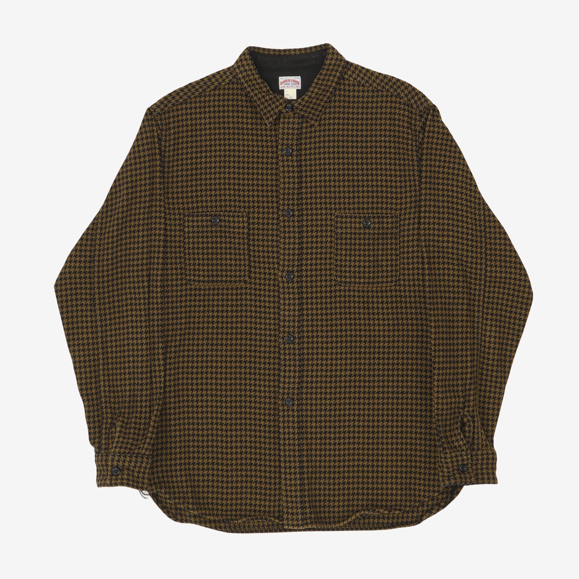 8HU Houndstooth Flannel Shirt