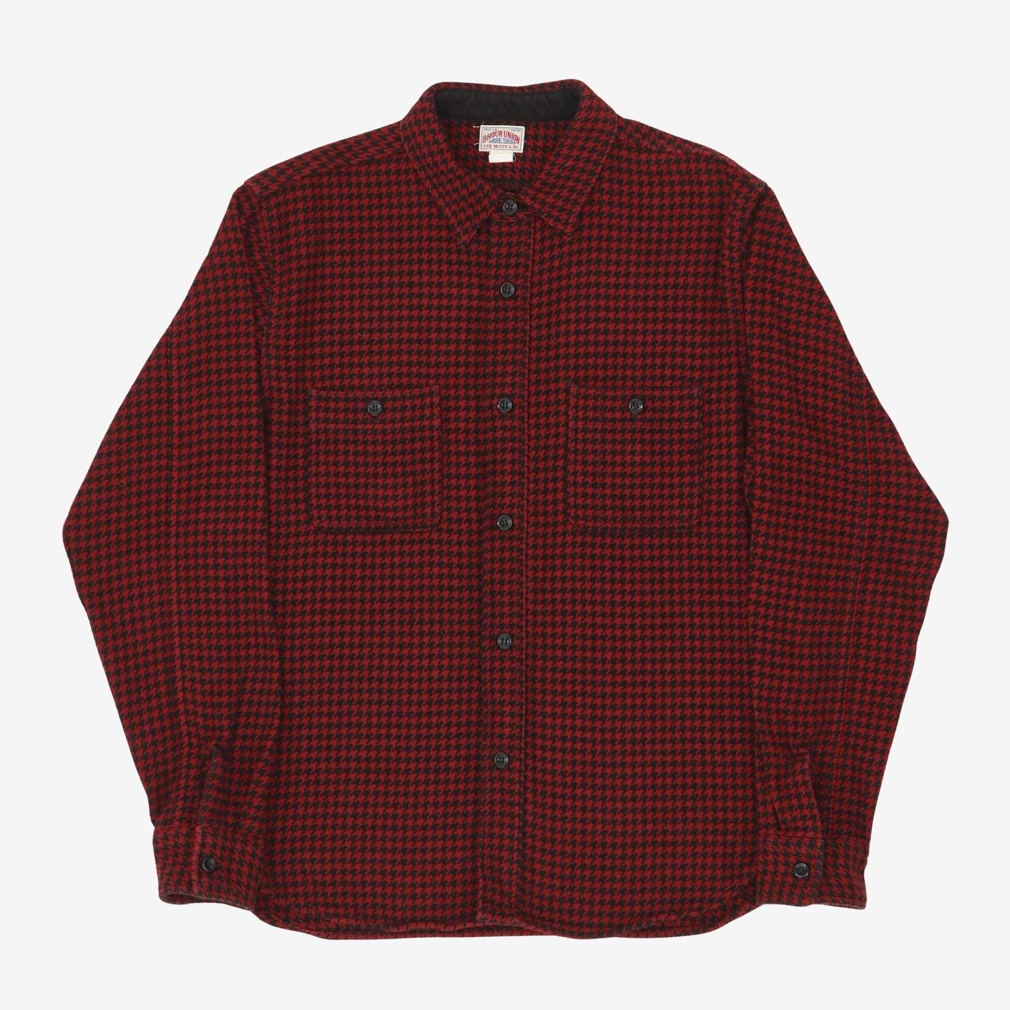 8HU Houndstooth Flannel Shirt