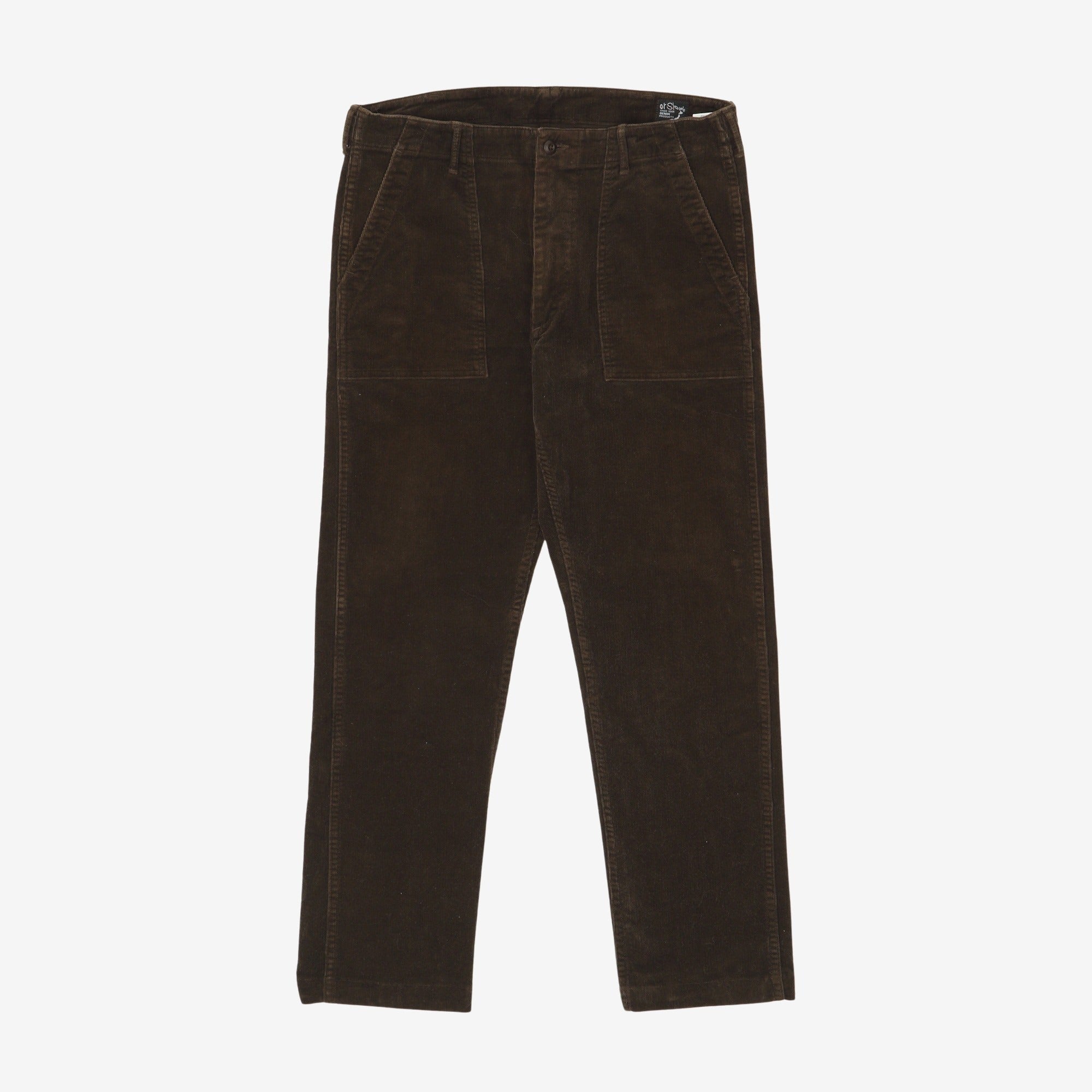 Slim Fit Corduroy Fatigue Pants (34W X 29L)