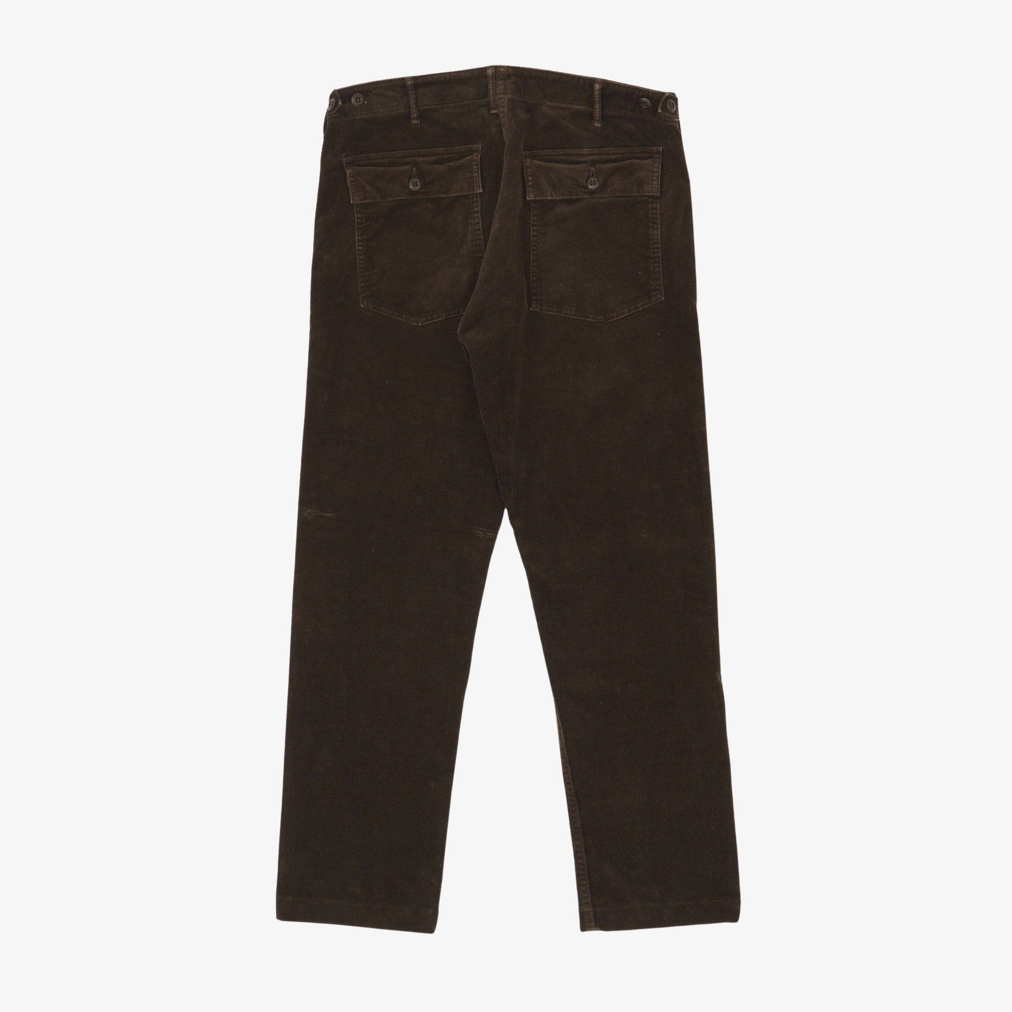 Slim Fit Corduroy Fatigue Pants (34W X 29L)