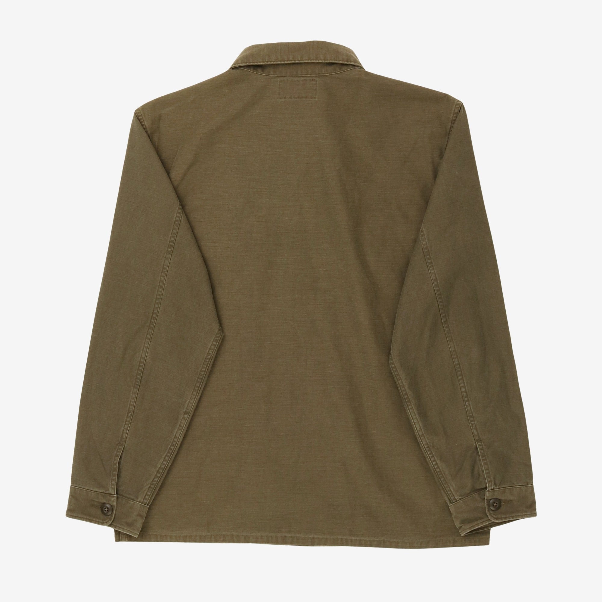 Reverse-Sateen Fatigue Overshirt