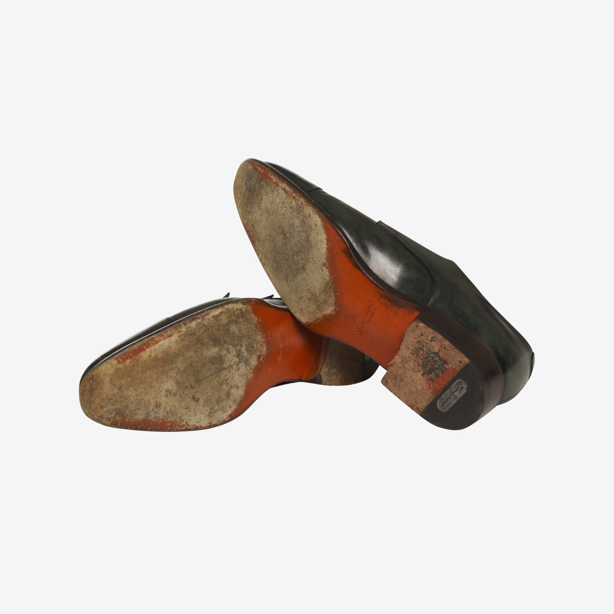 Leather Monk Strap Shoes