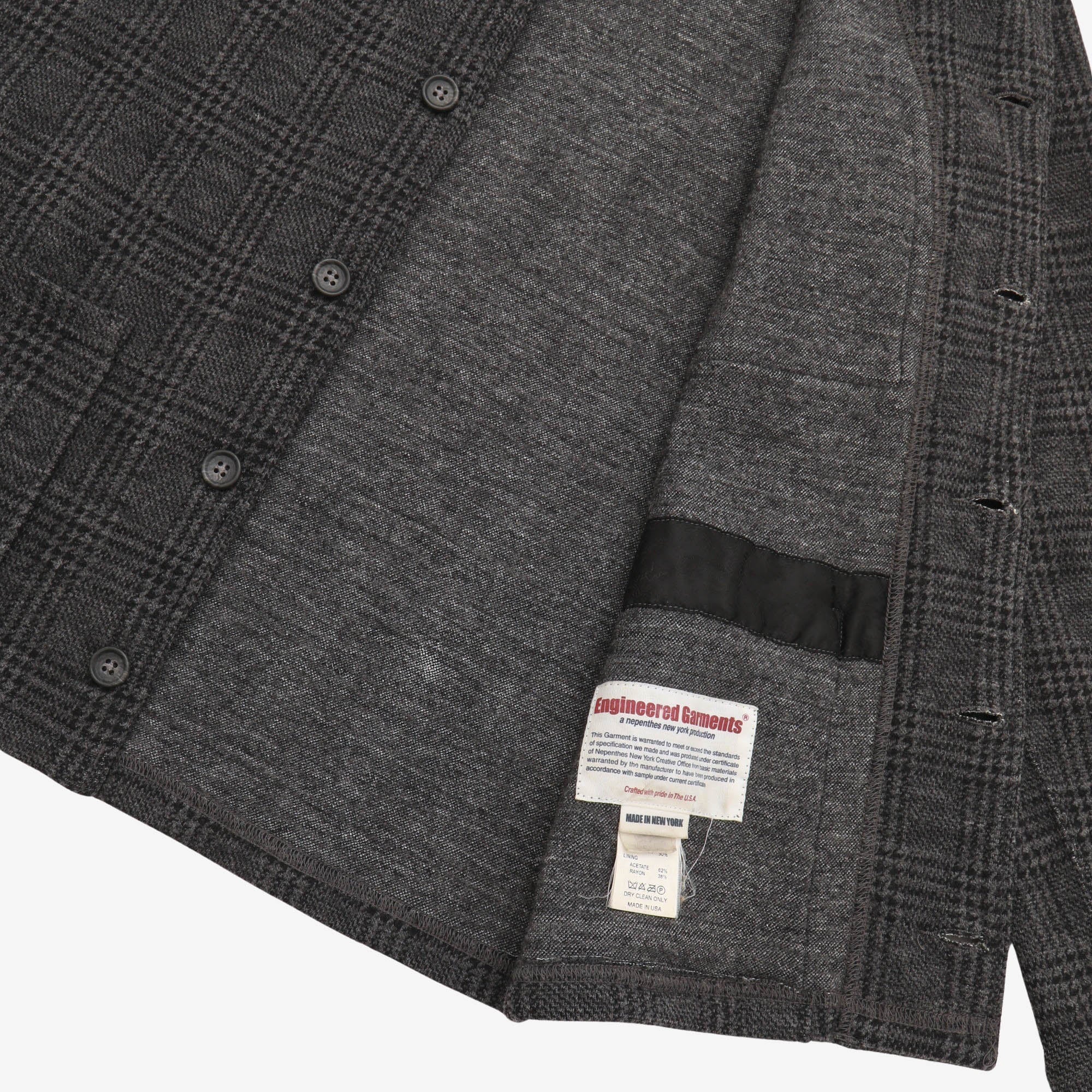 Wool Plaid Chore Jacket