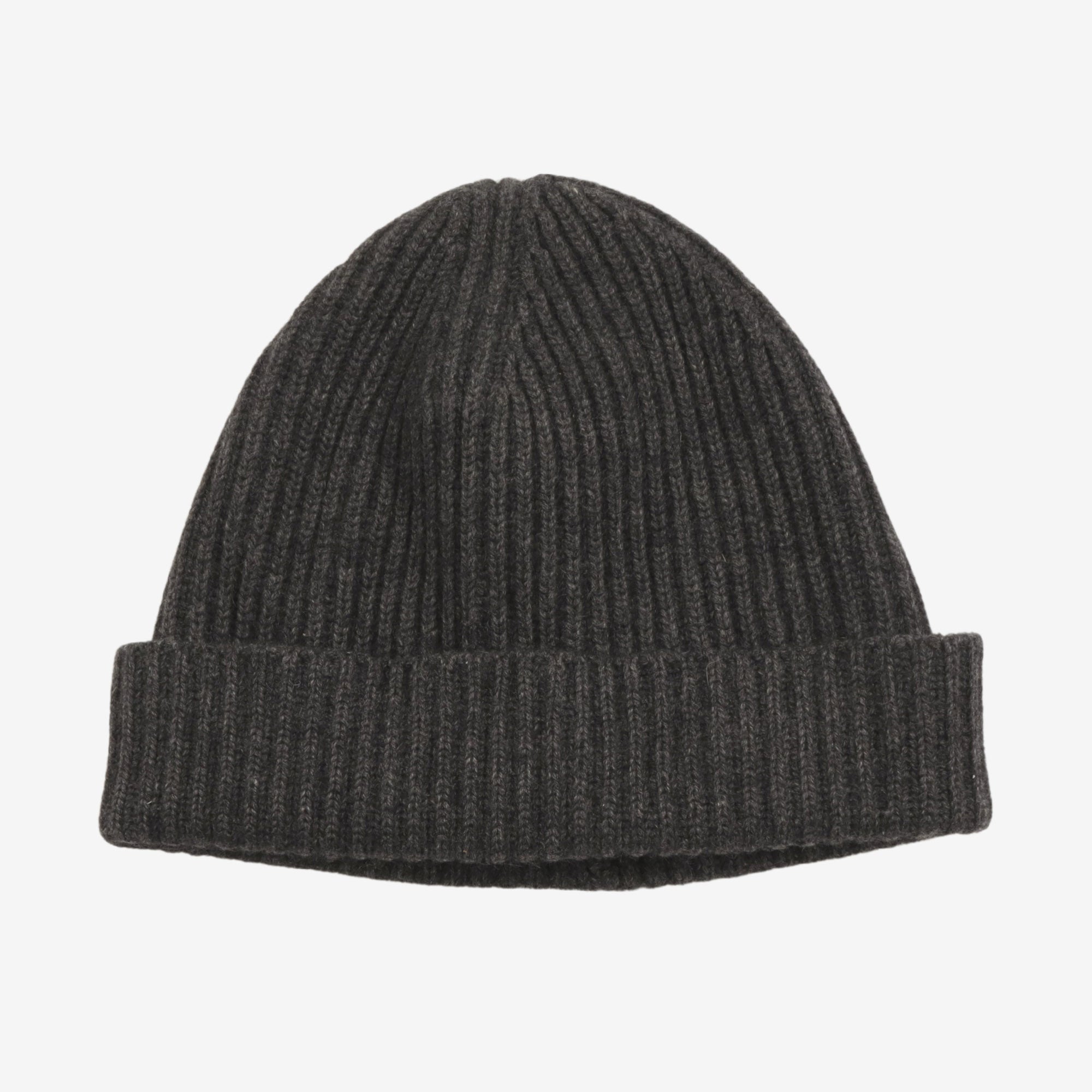 Cashmere Ribbed Beanie