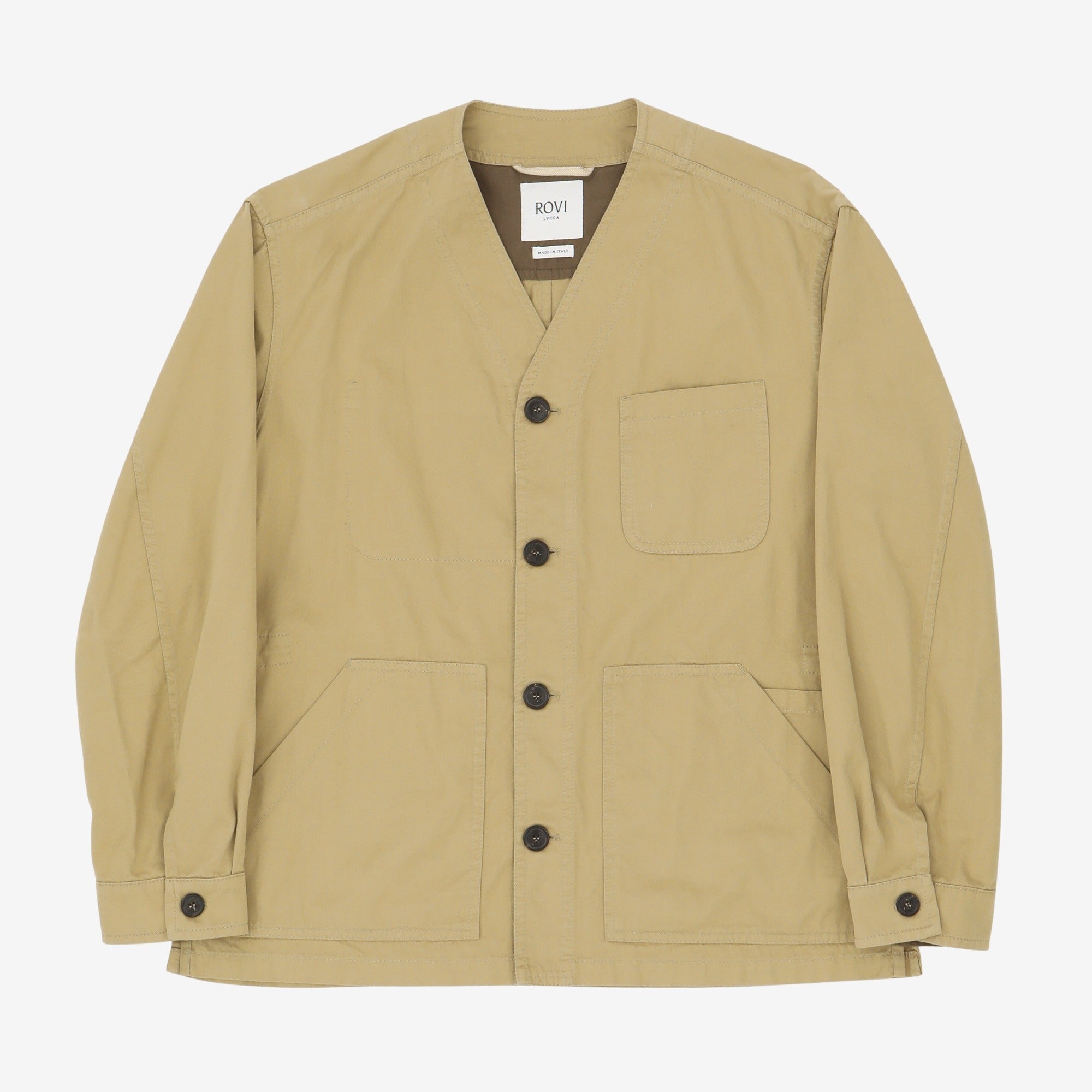 Collarless Garden Jacket