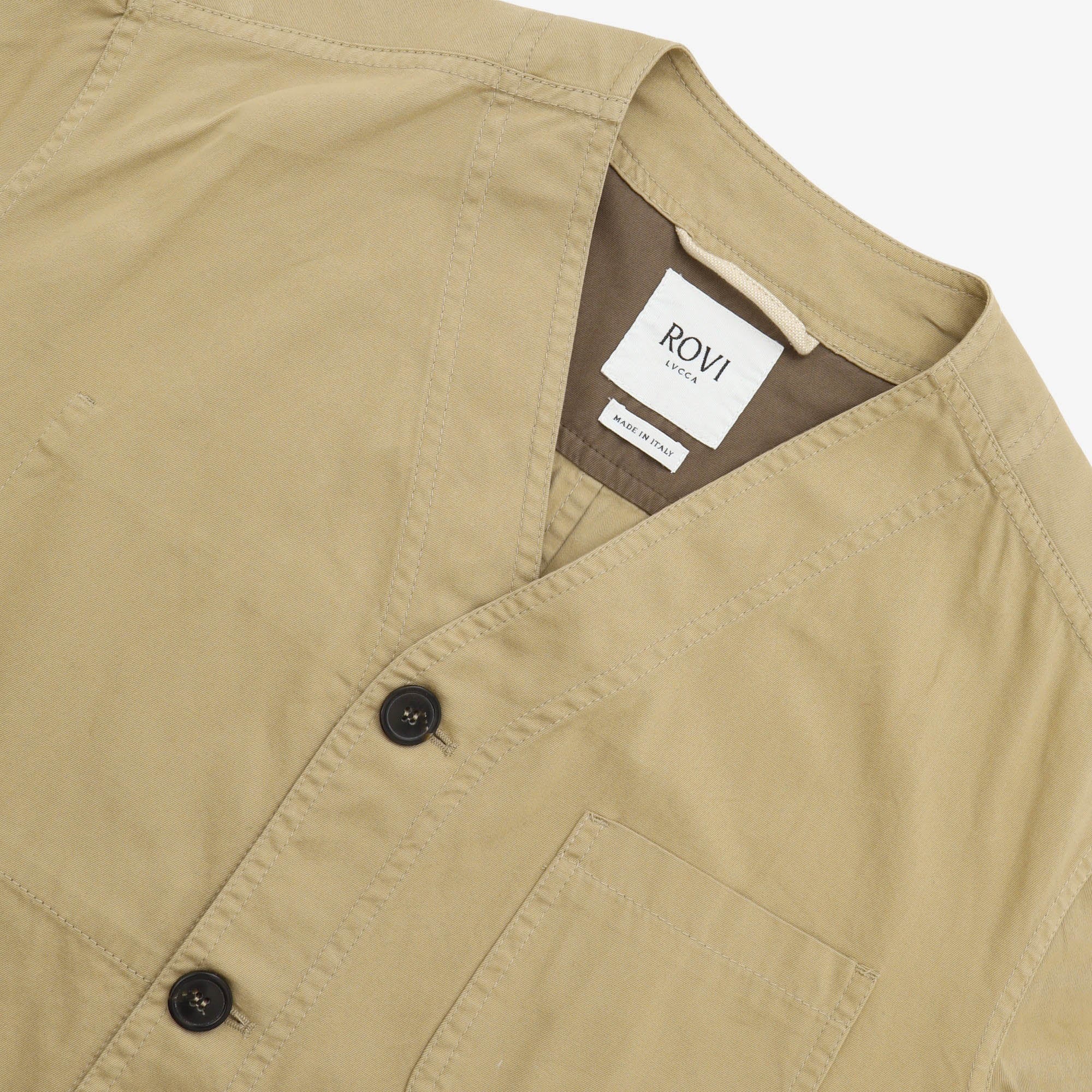 Collarless Garden Jacket