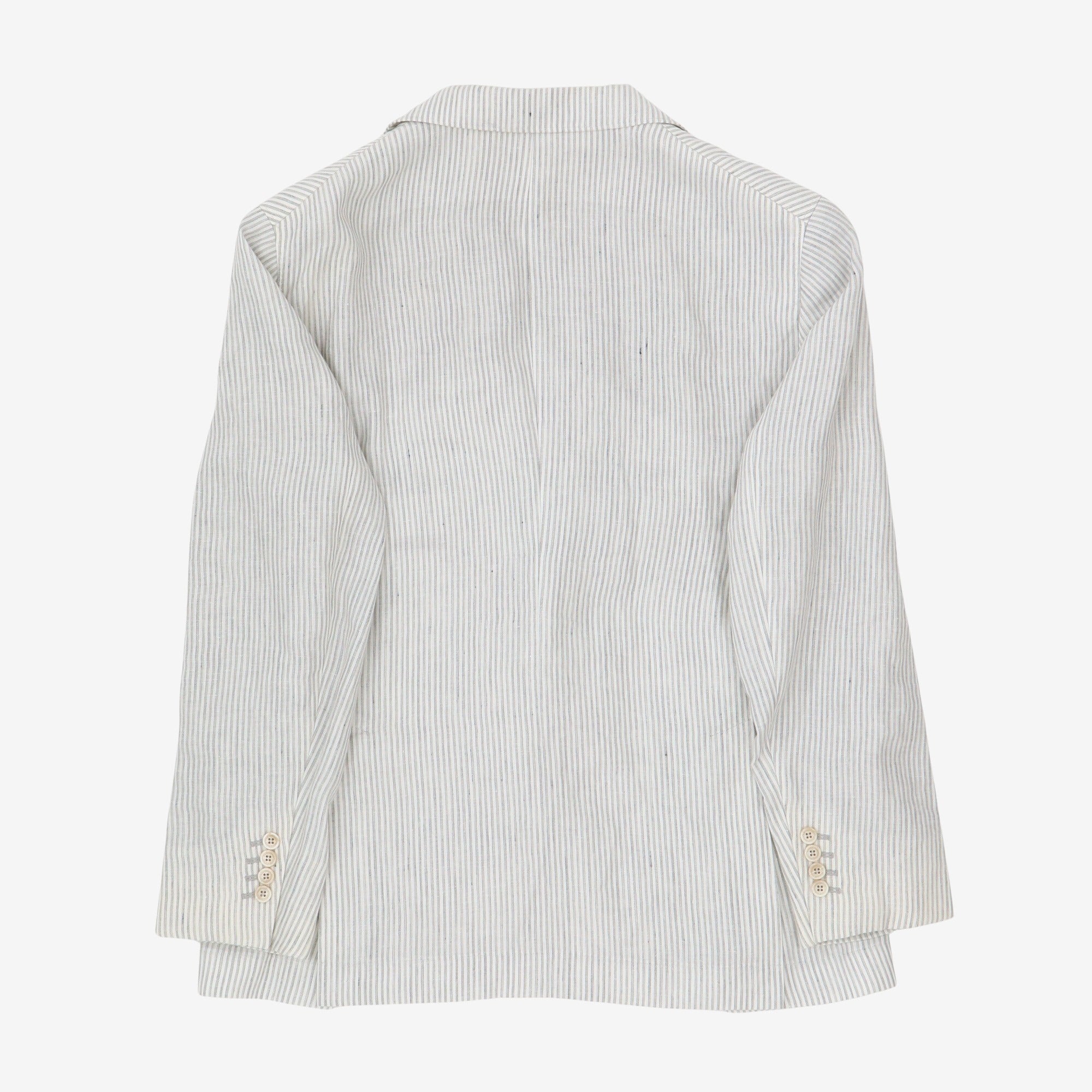 Linen Bengal Stripe Blazer