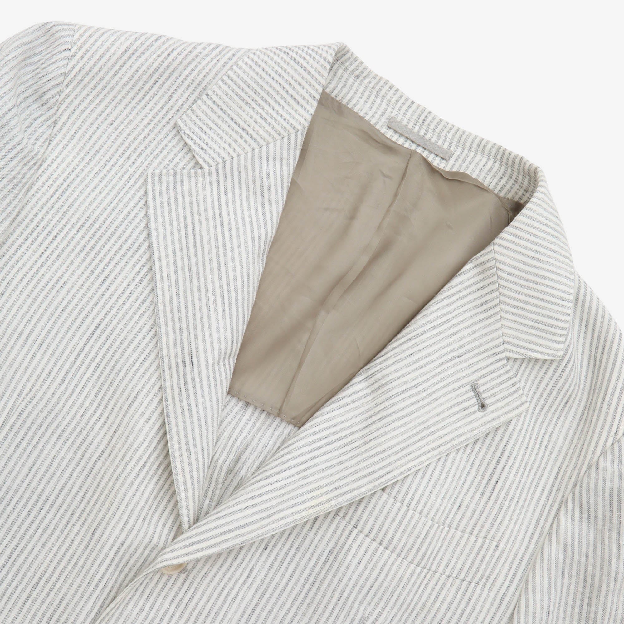 Linen Bengal Stripe Blazer