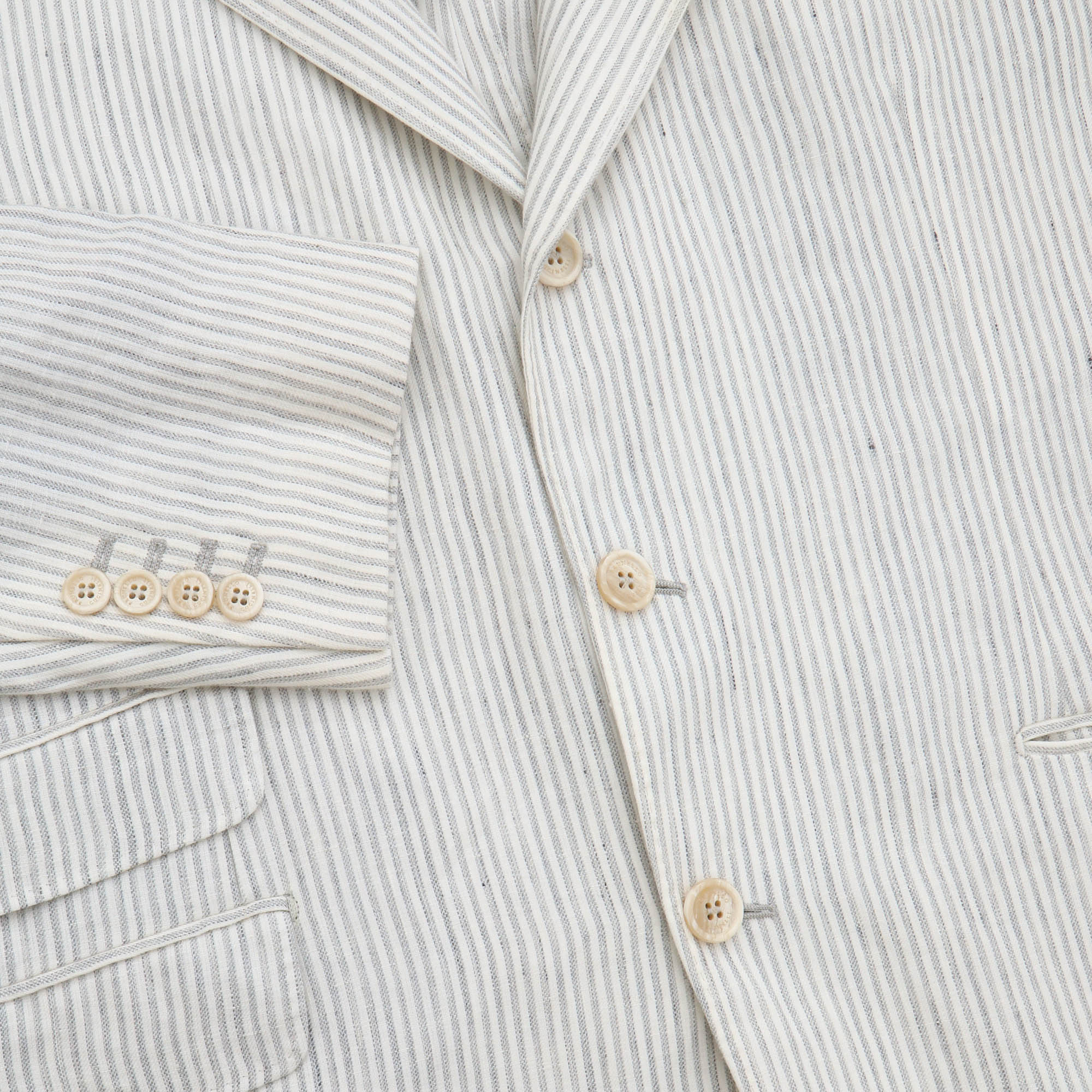 Linen Bengal Stripe Blazer