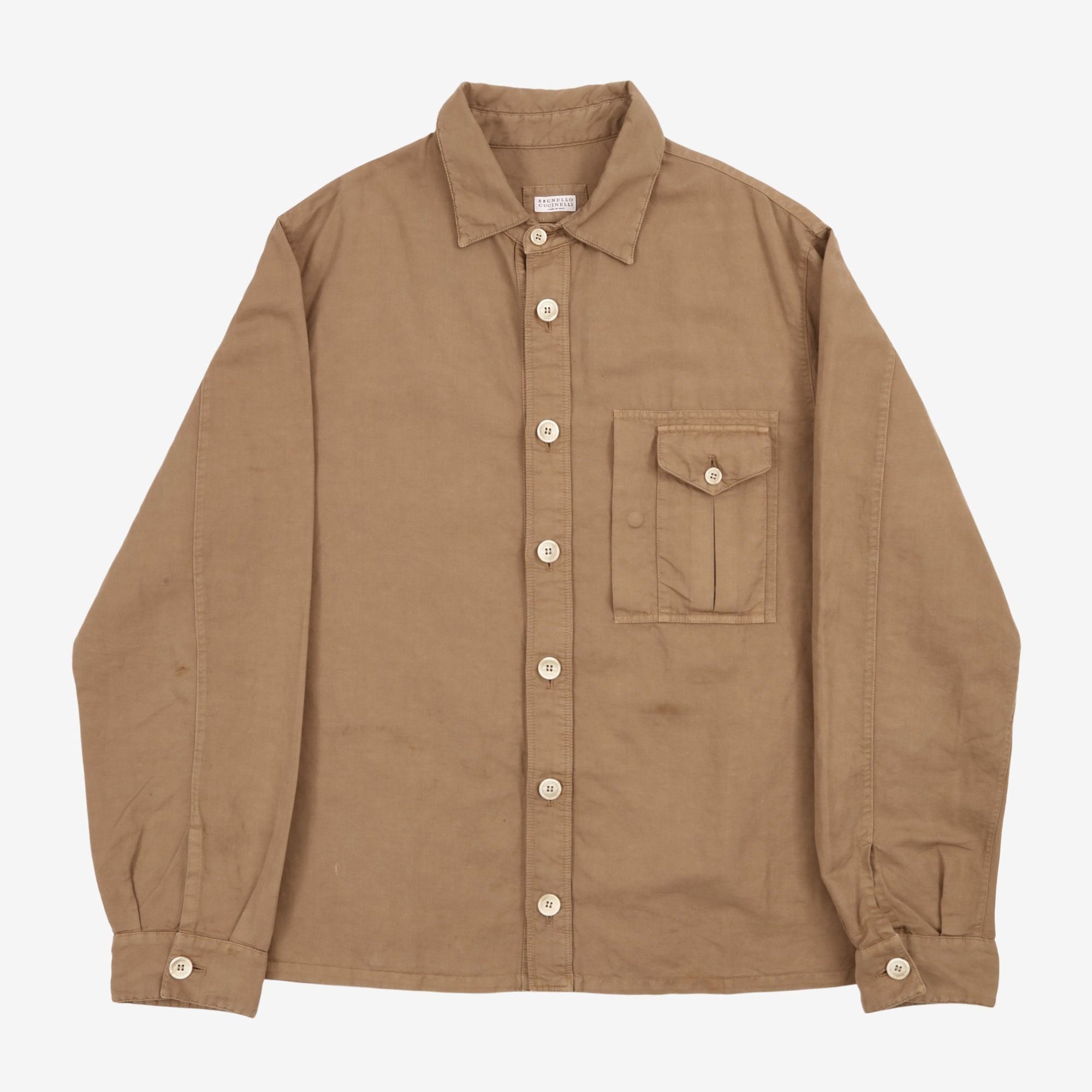 Linen Blend Overshirt