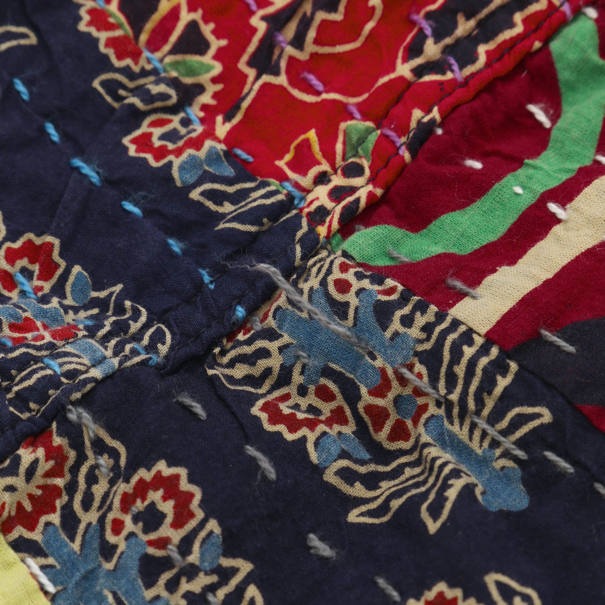 Patchwork Paisley Aviator Jacket