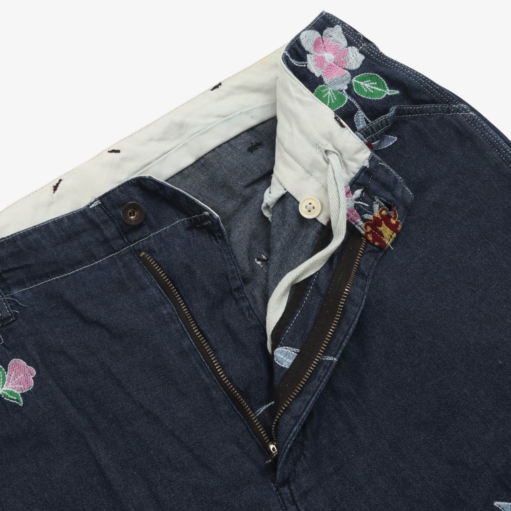 Floral Embroidered Painter Pants (34W x 27L)