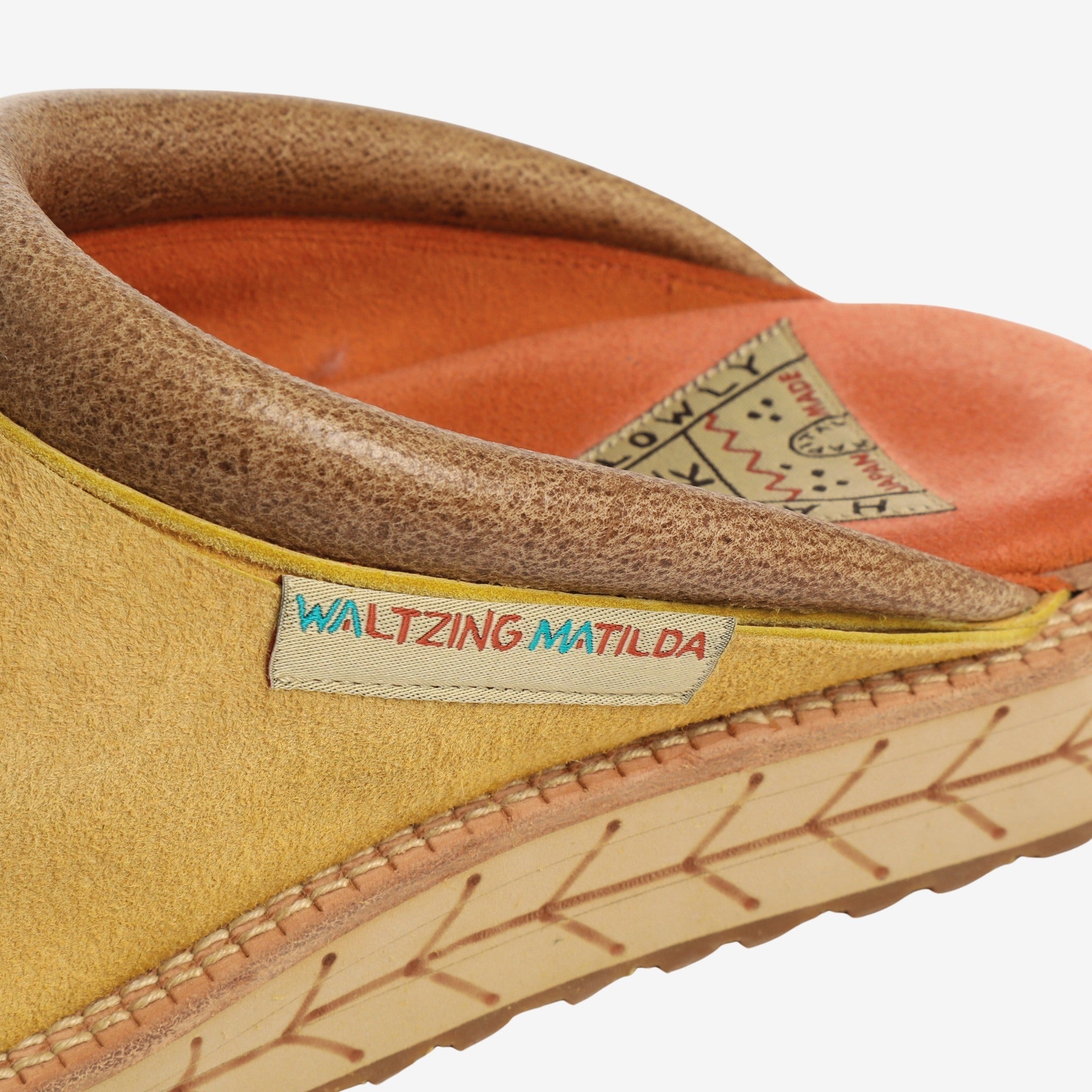 Fringed Leather Trimmed Suede Sandals