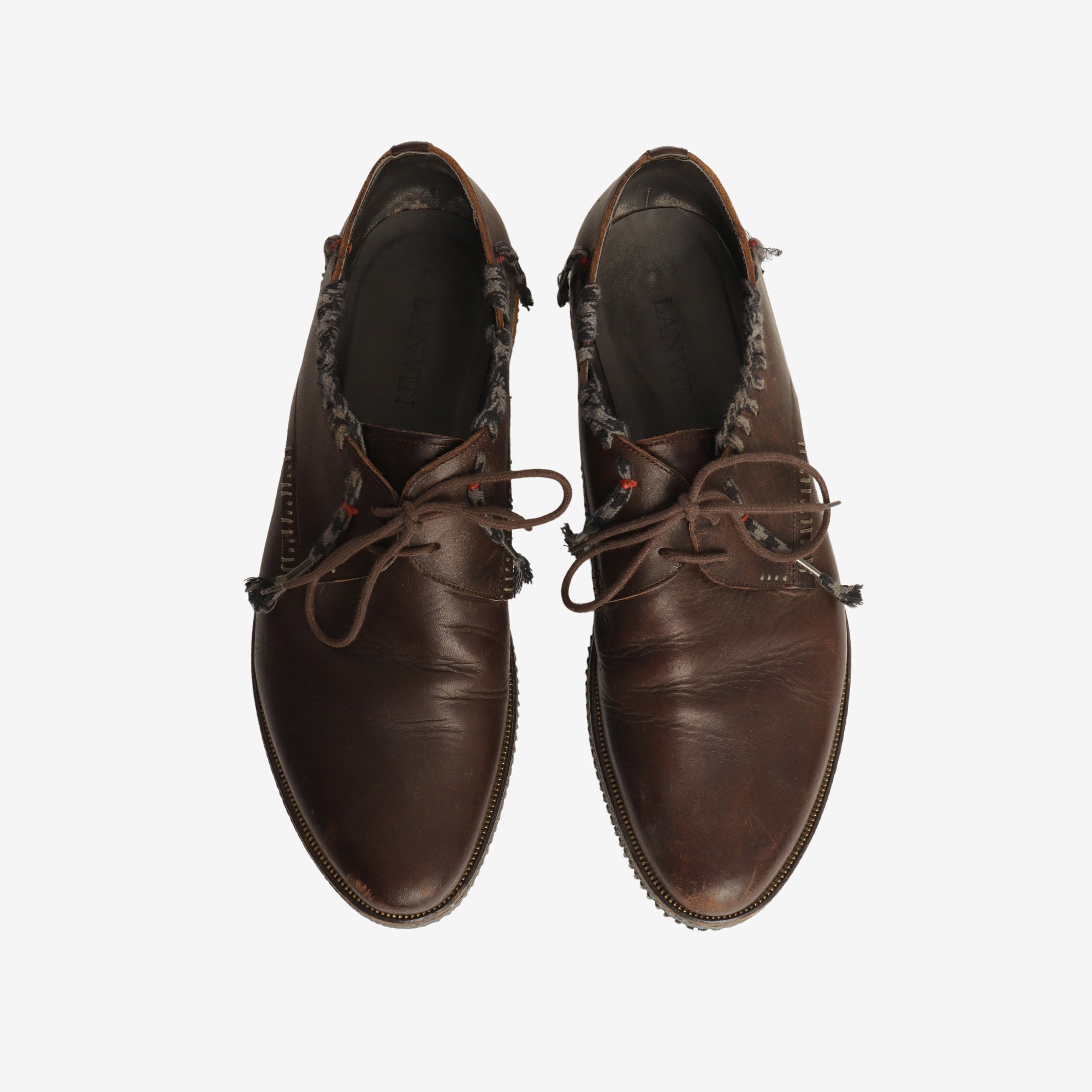 Leather Lace-Up Shoes