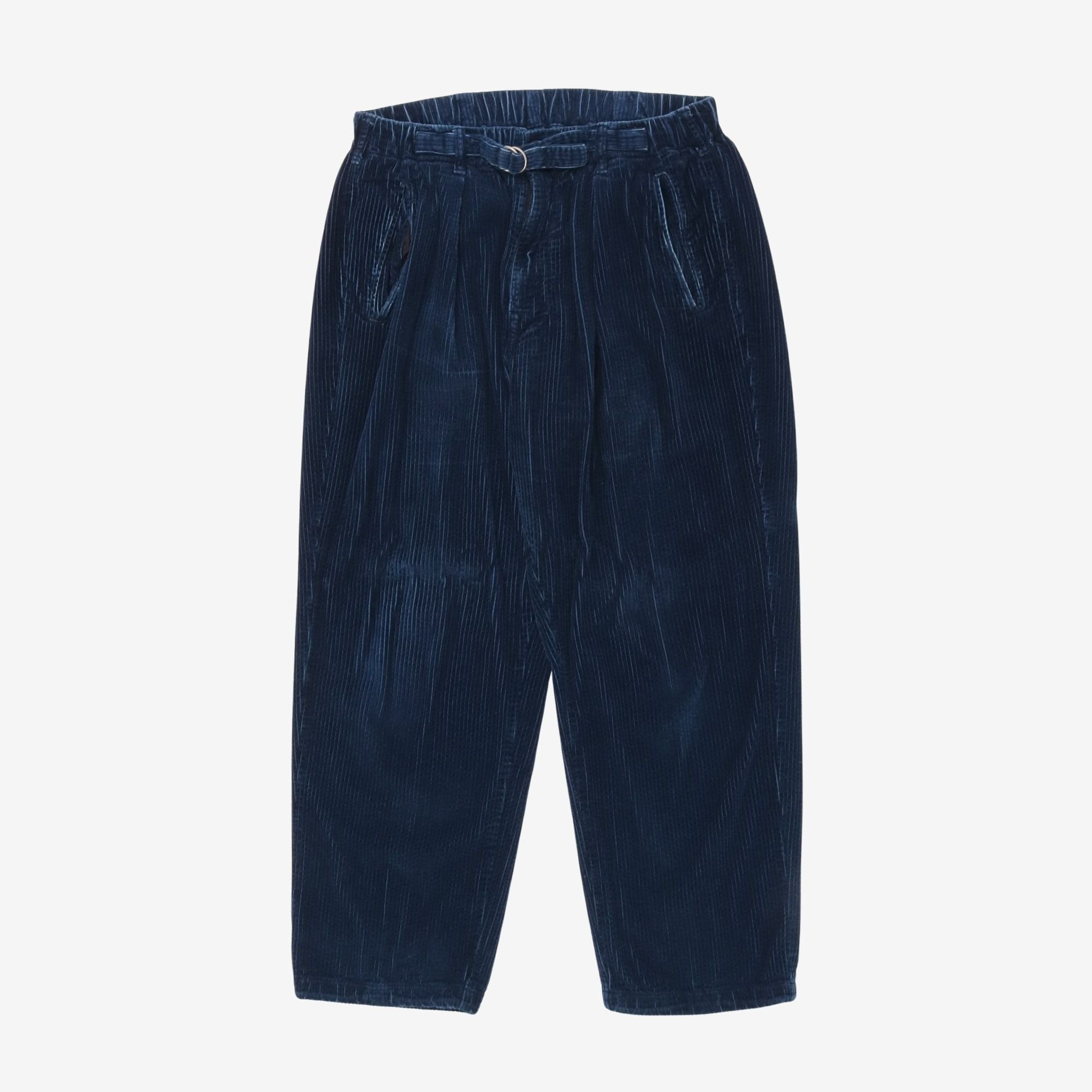 Indigo Wide Wale Cord Pants