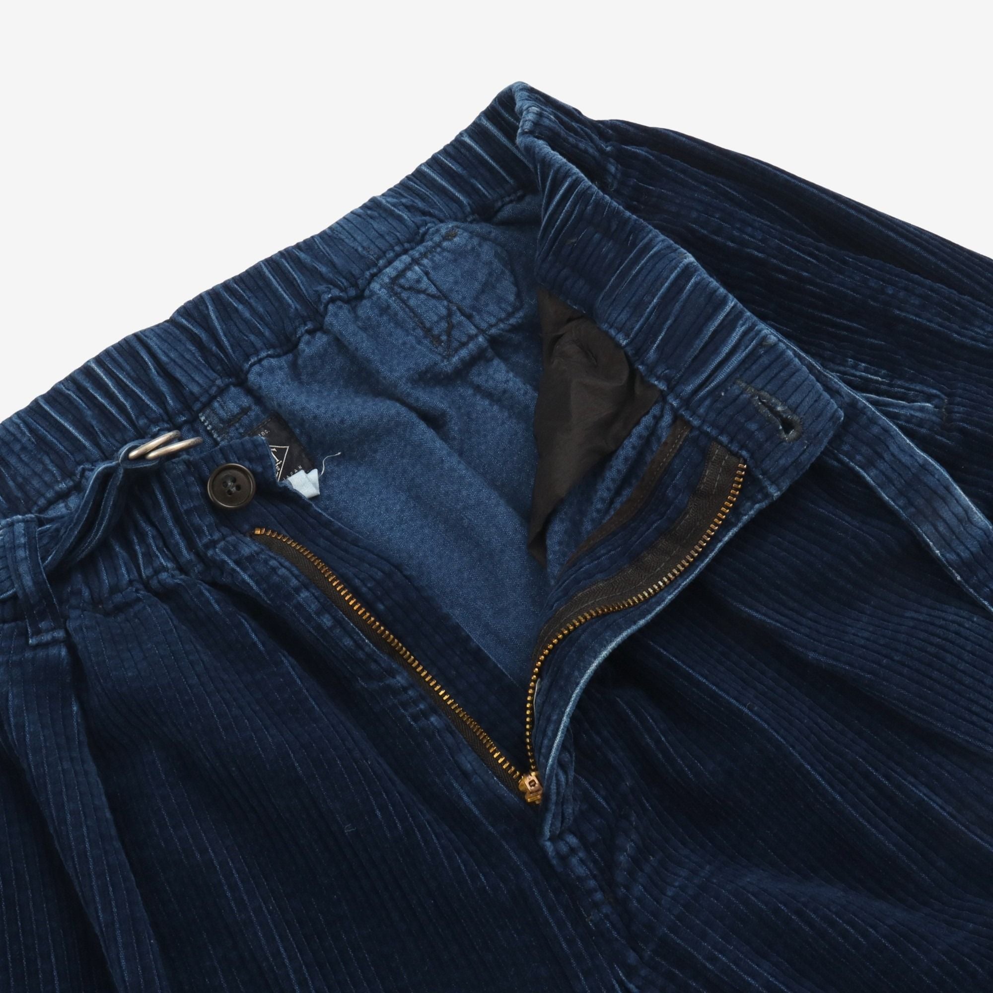 Indigo Wide Wale Cord Pants