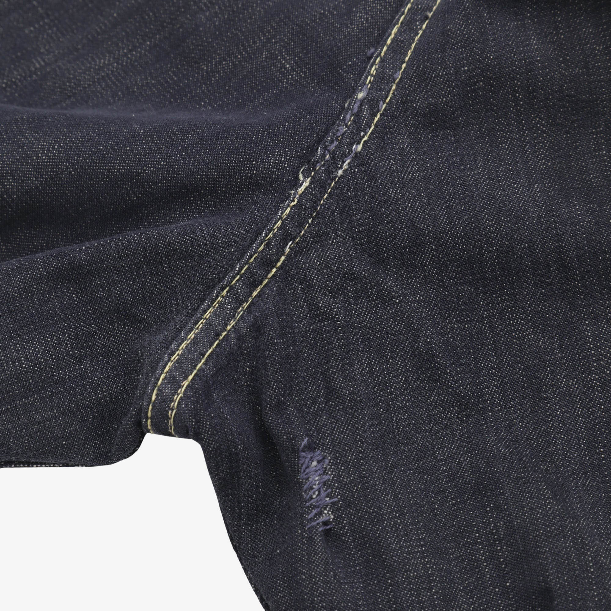 French Patchwork Denim Work Pants