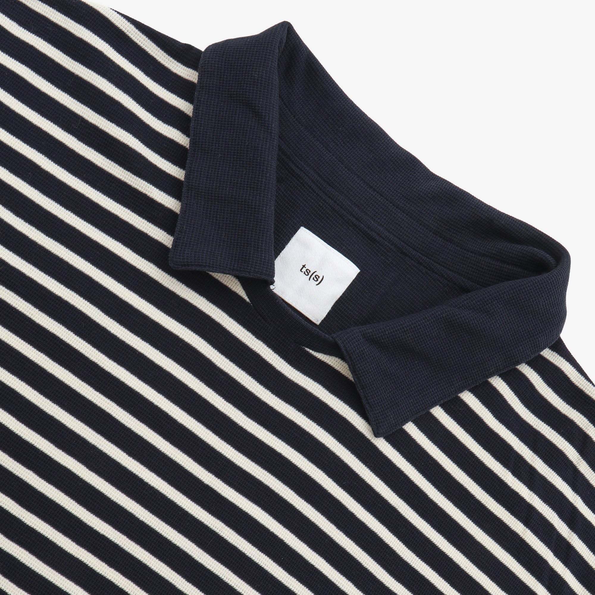 Striped Knit Polo