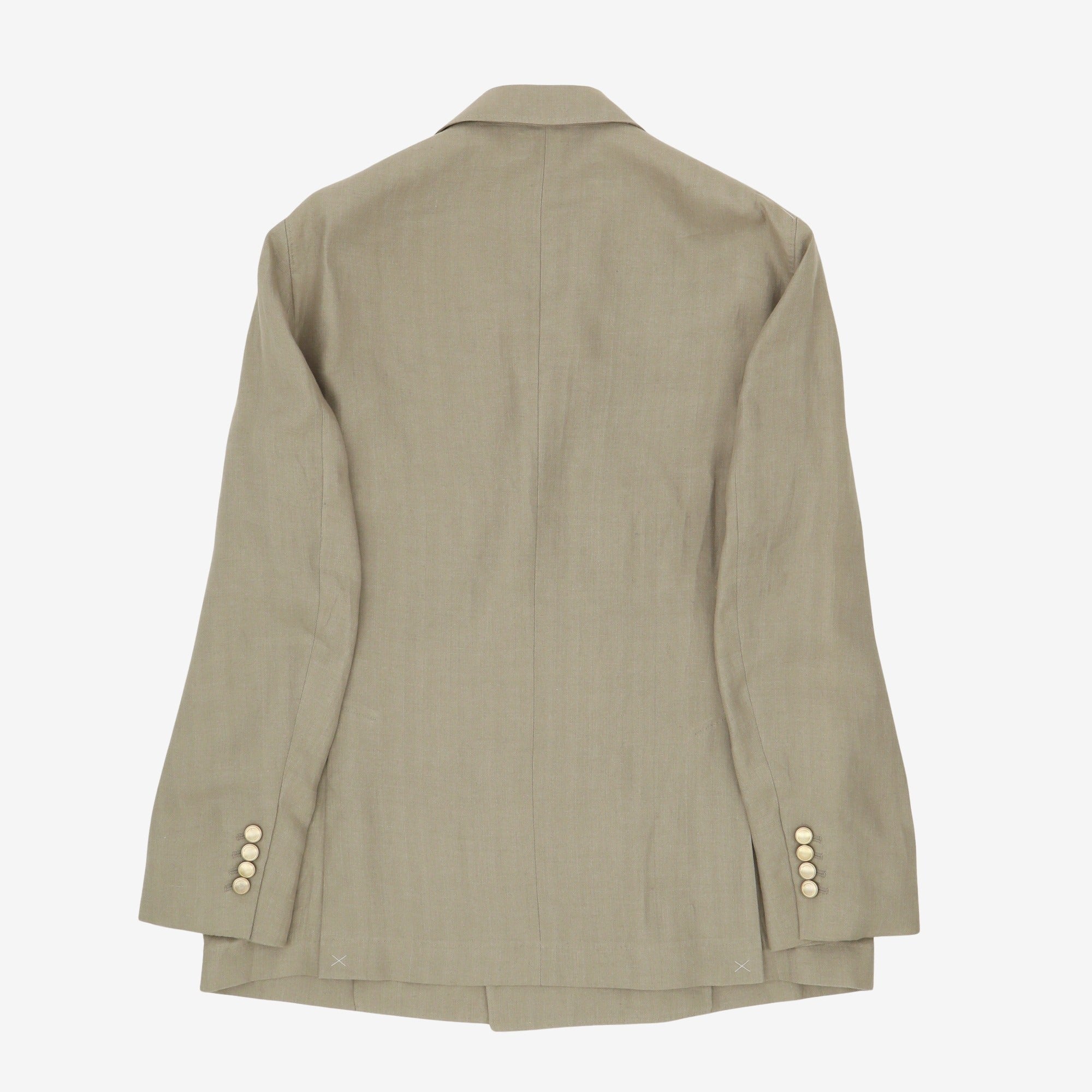 Herringbone DB Linen Blazer