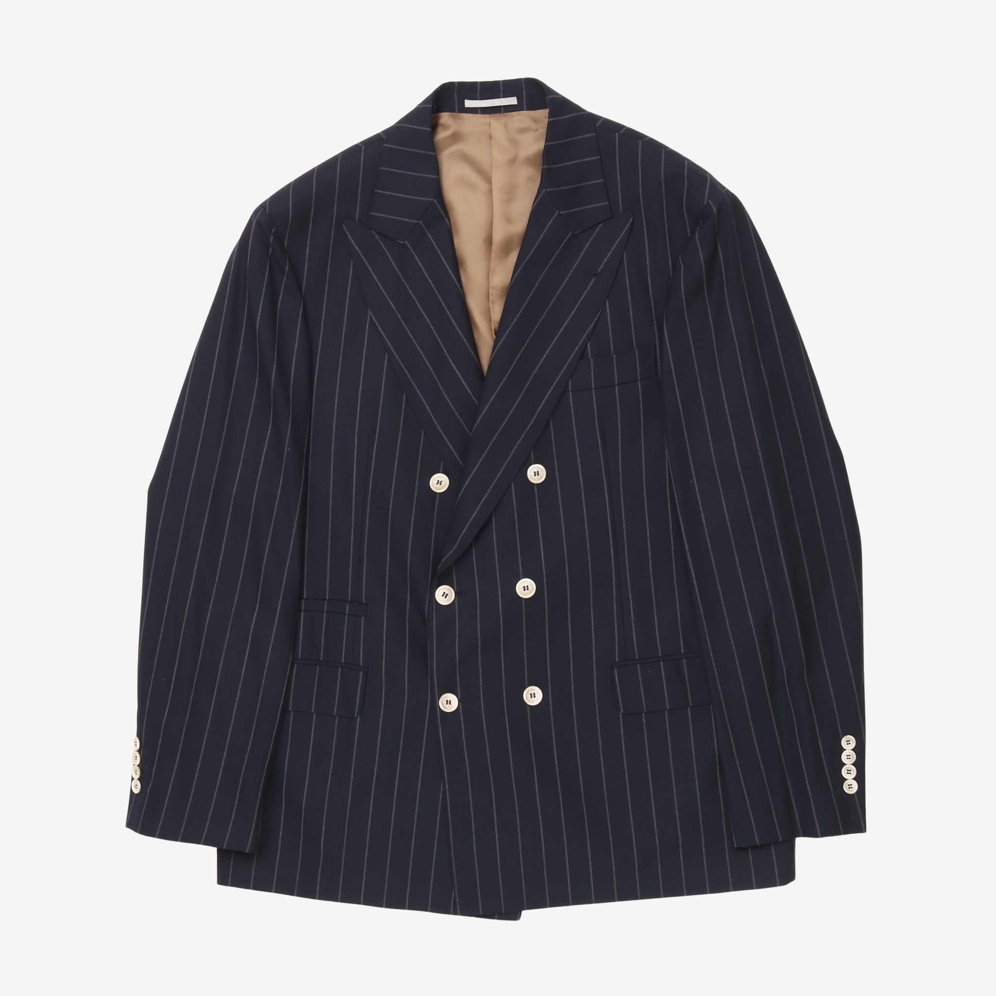 Pinstripe DB Wool Blazer