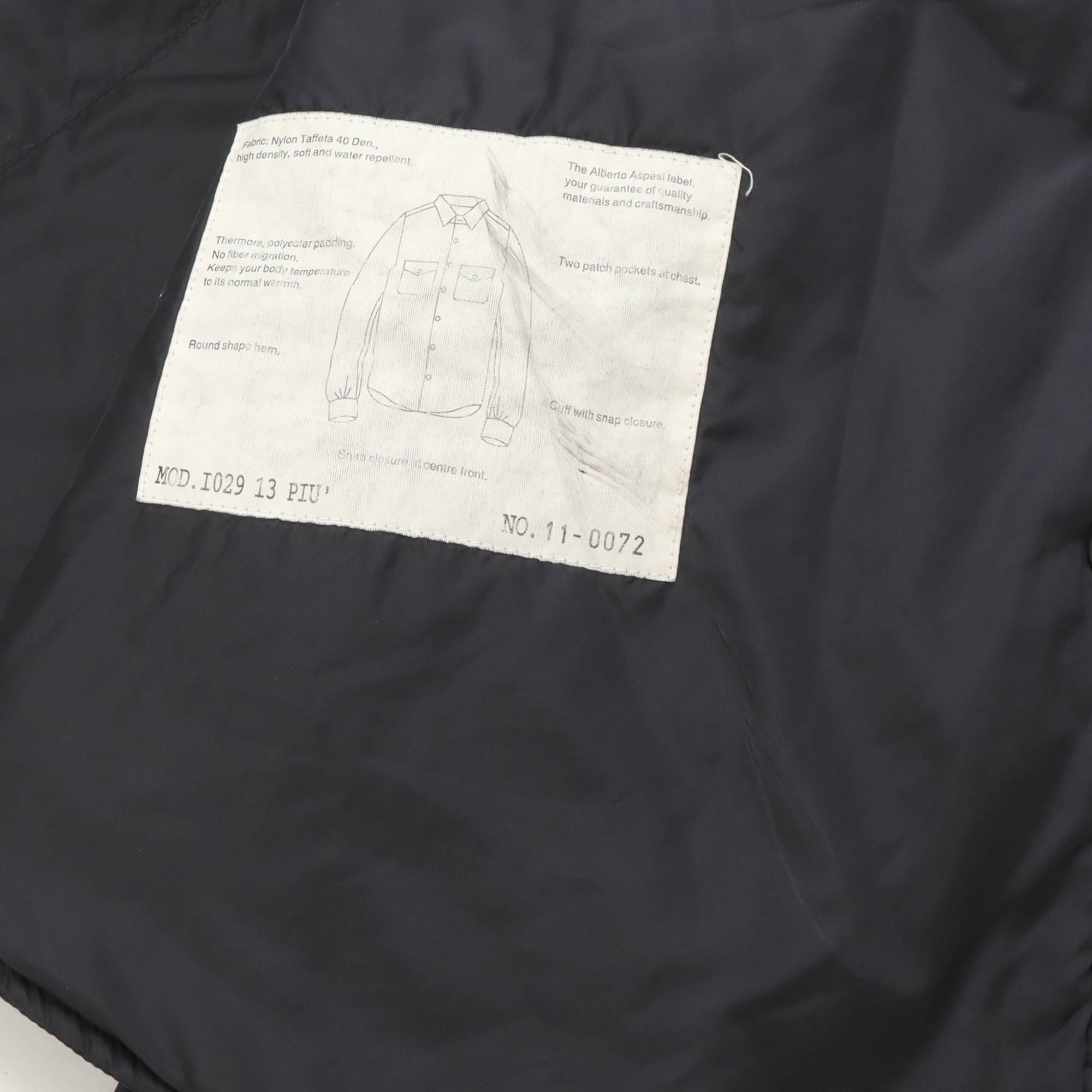 3 Piu Padded Nylon Overshirt