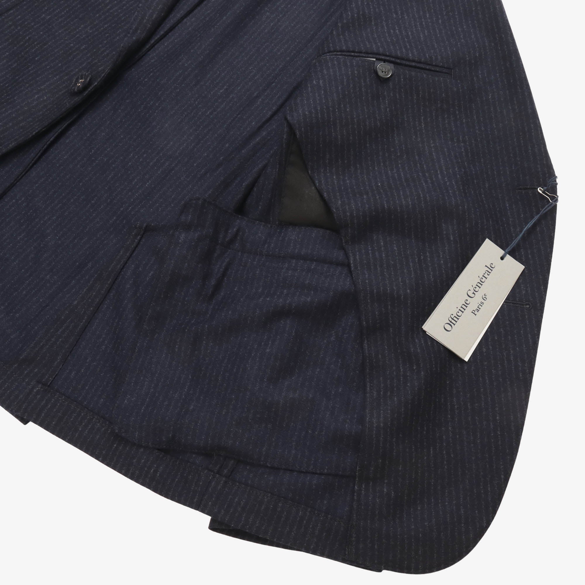 Wool 375 Pinstripe Suit