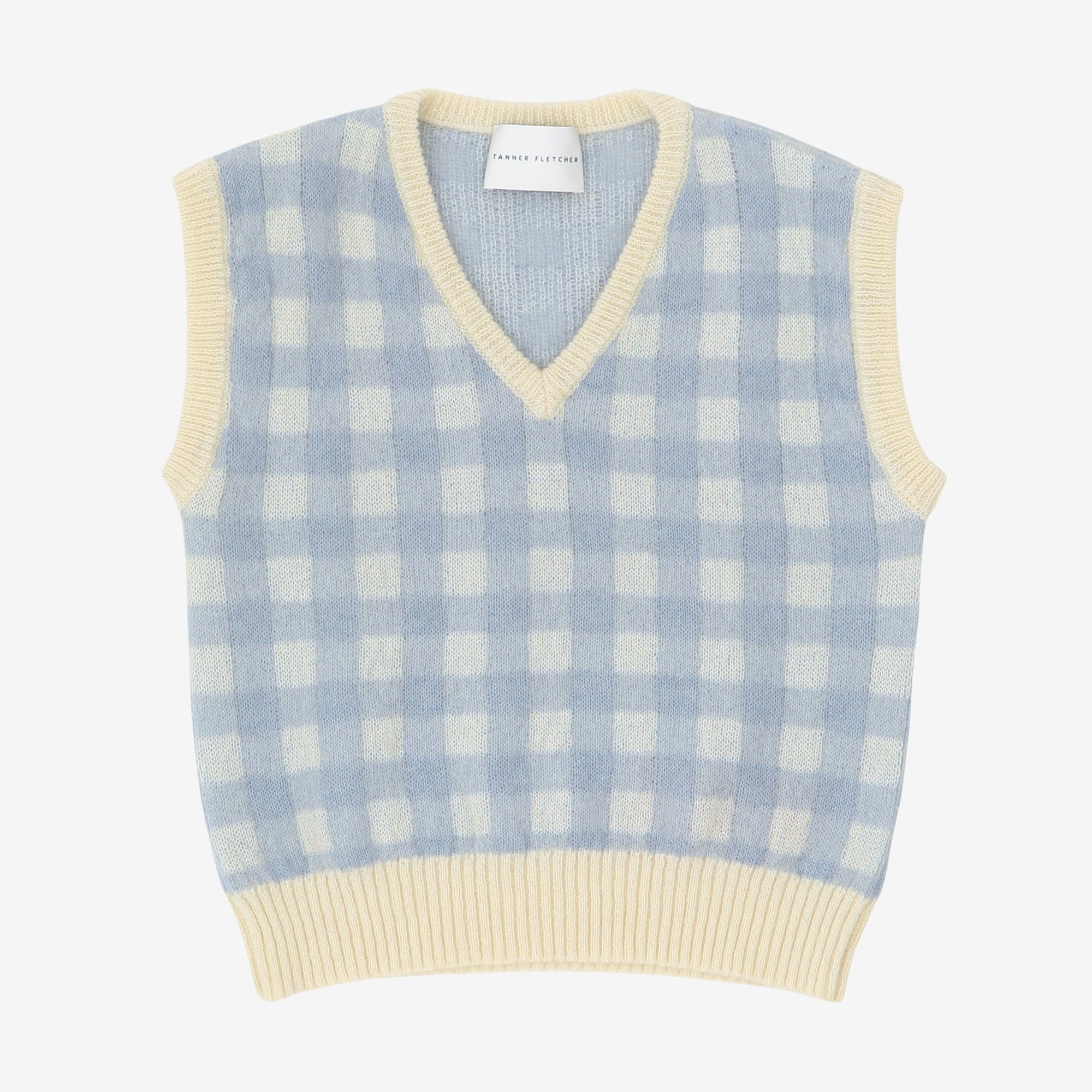 Check Sweater Vest