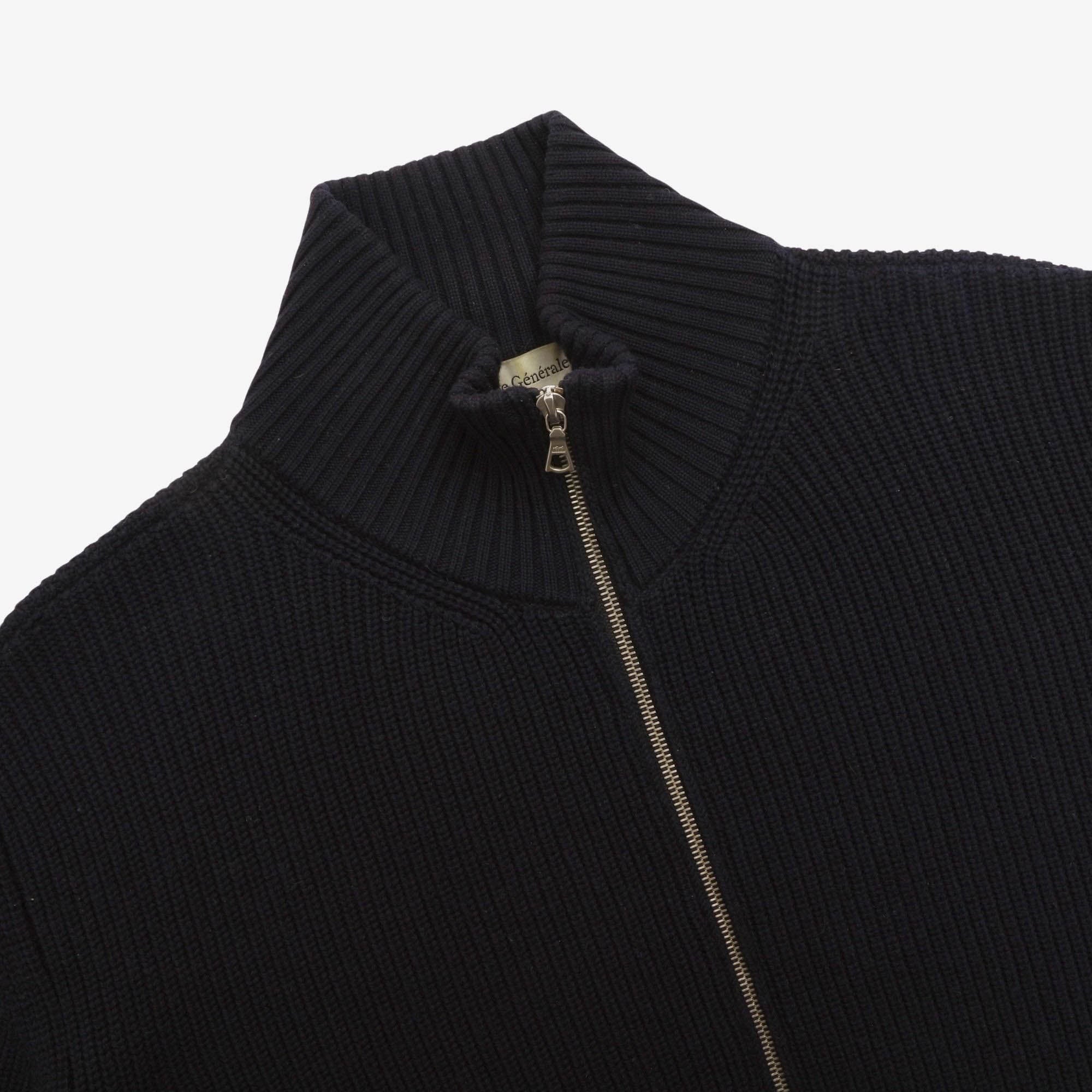 Full Zip Knit Sweater