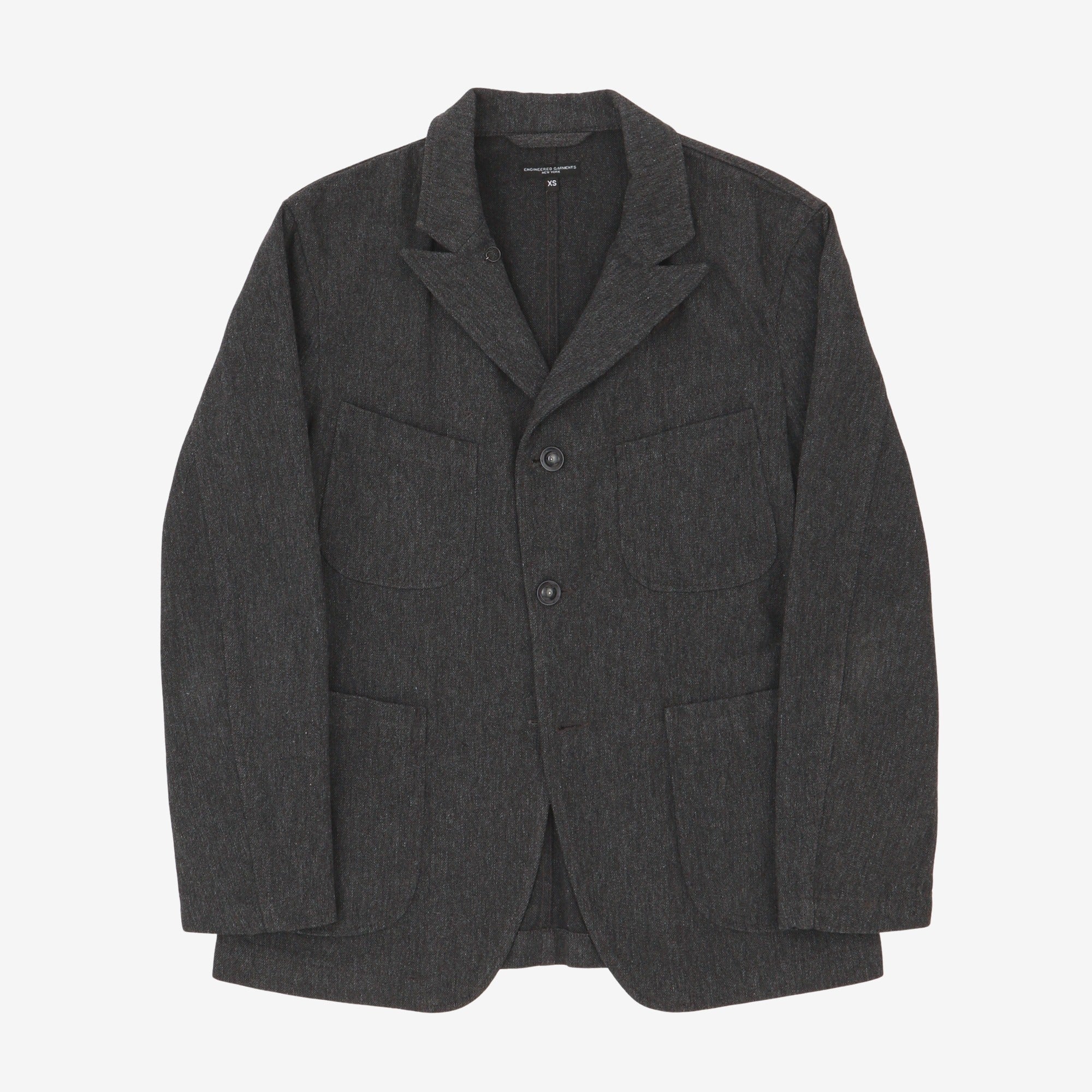 Wool Blend Bedford Jacket