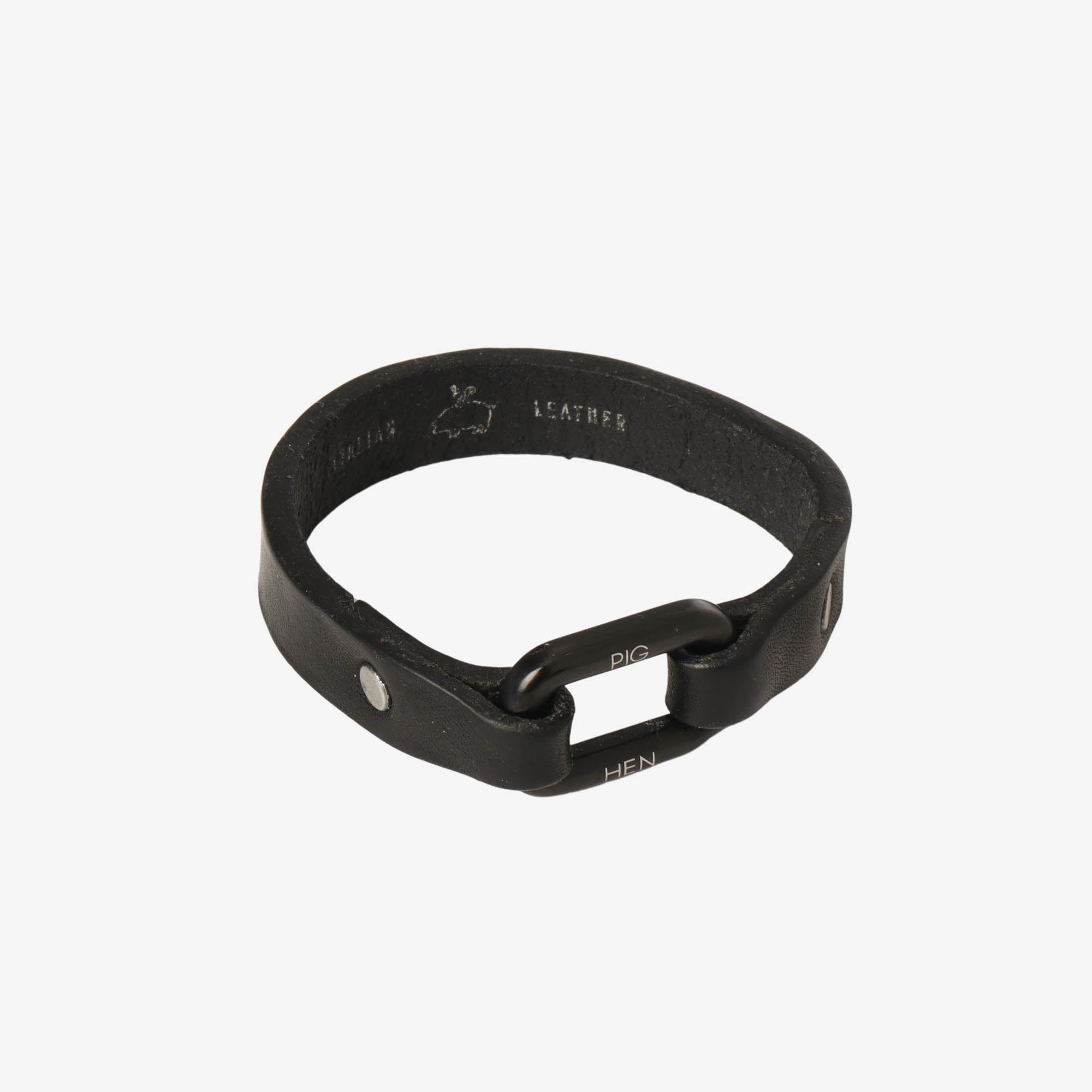 Shackle Limp Lee Leather Bracelet