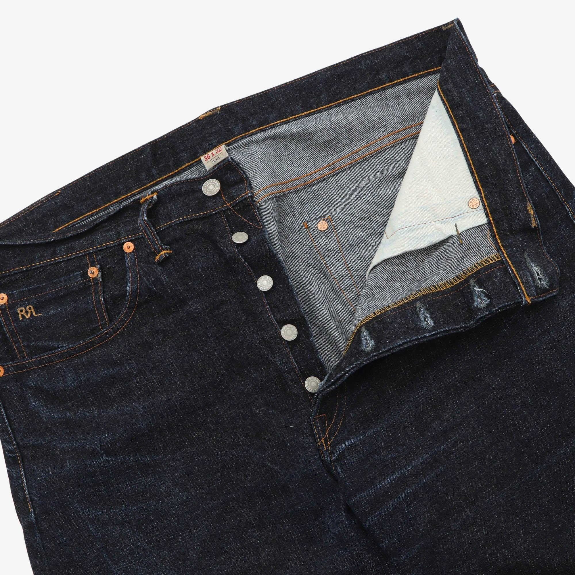 Straight Fit 5 Pocket Selvedge Denim