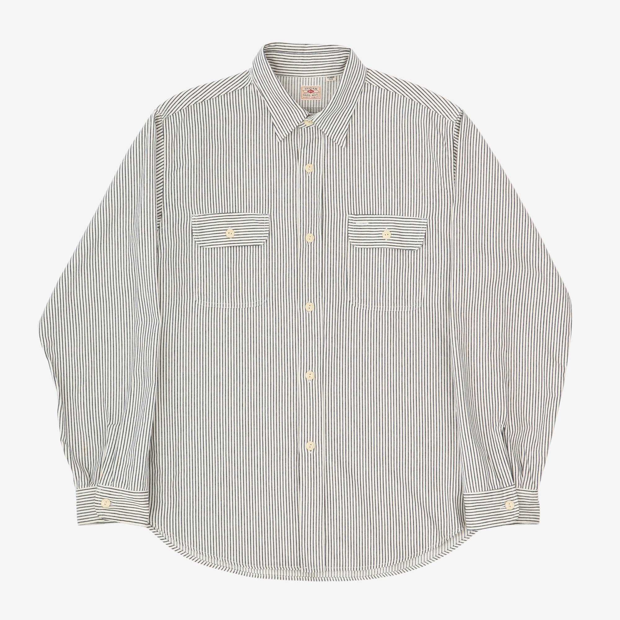 Hickory Stripe Work Shirt