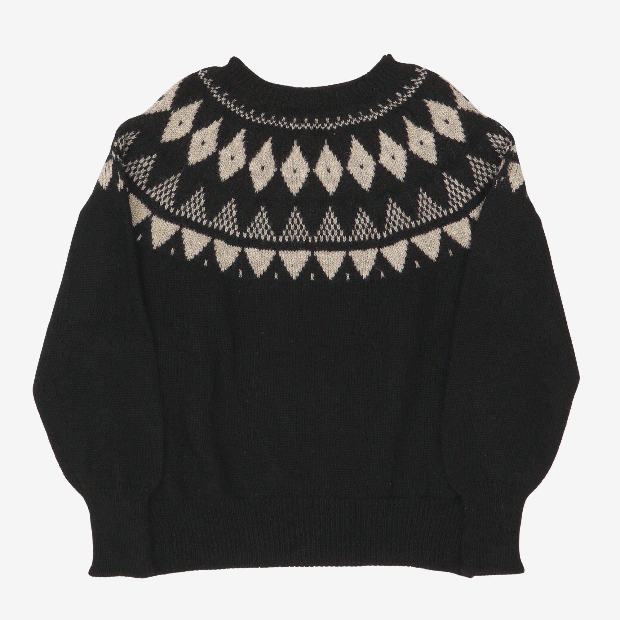 Oversized Fair Isle Sweater