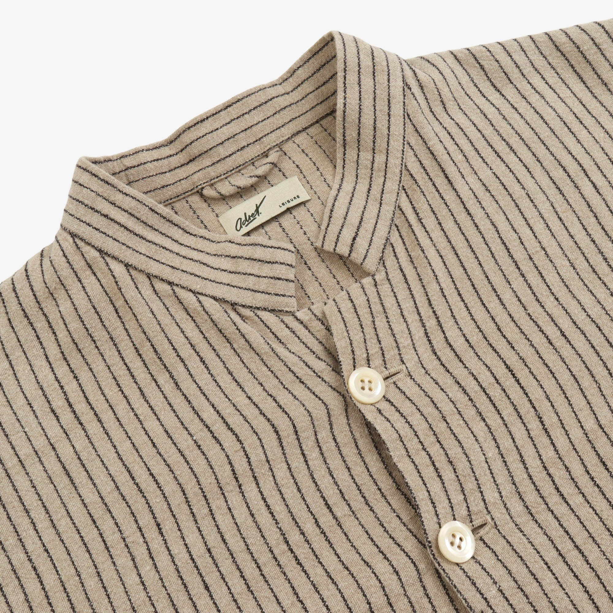 Heavy Striped Linen 'Beard' Pullover (Fits 40-42)